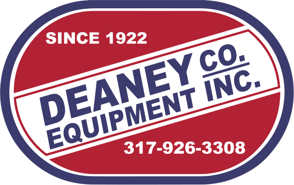 Logo for Deaney Co. Equipment Inc., founded in 1922, with phone number 317-926-3308.