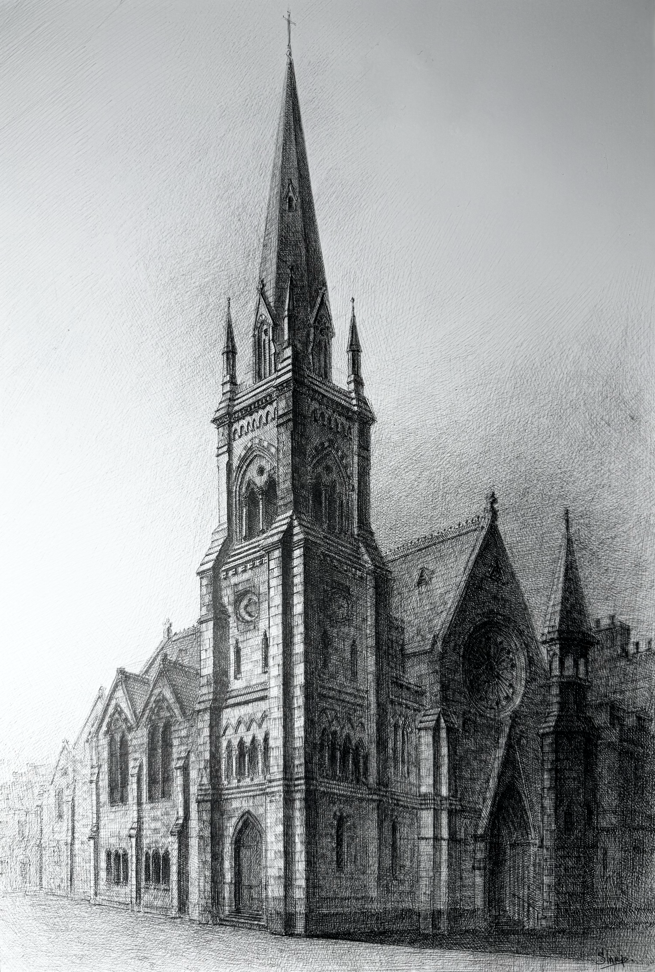 Gilcomston Church, Aberdeen
2025
Ink on paper
Original sold · Prints available