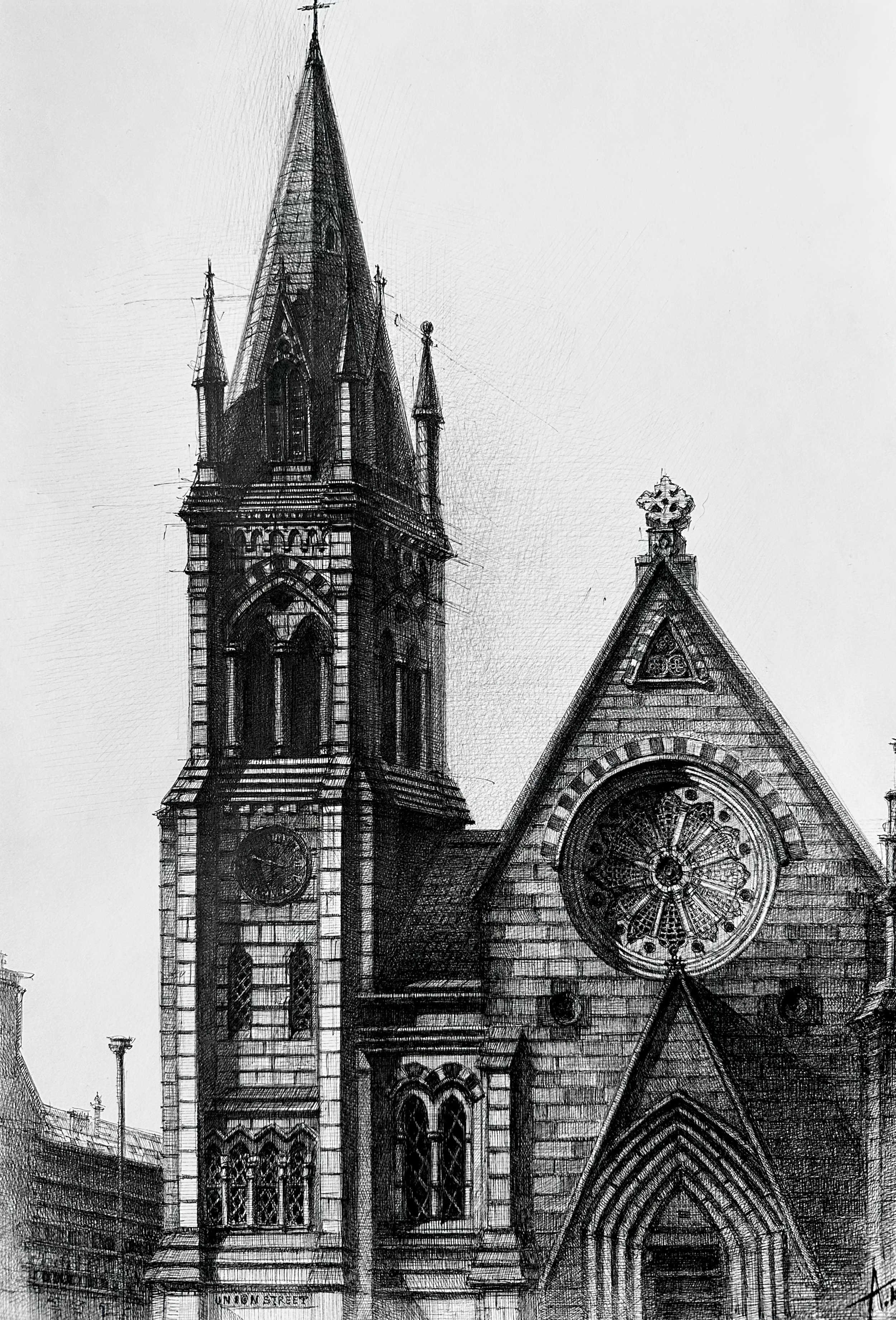 Gilcomston Church, Aberdeen
2023
Ink on paper
Original sold · Prints available