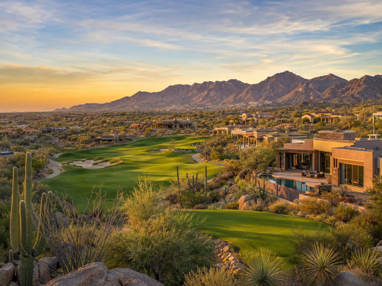 golf course luxury homes