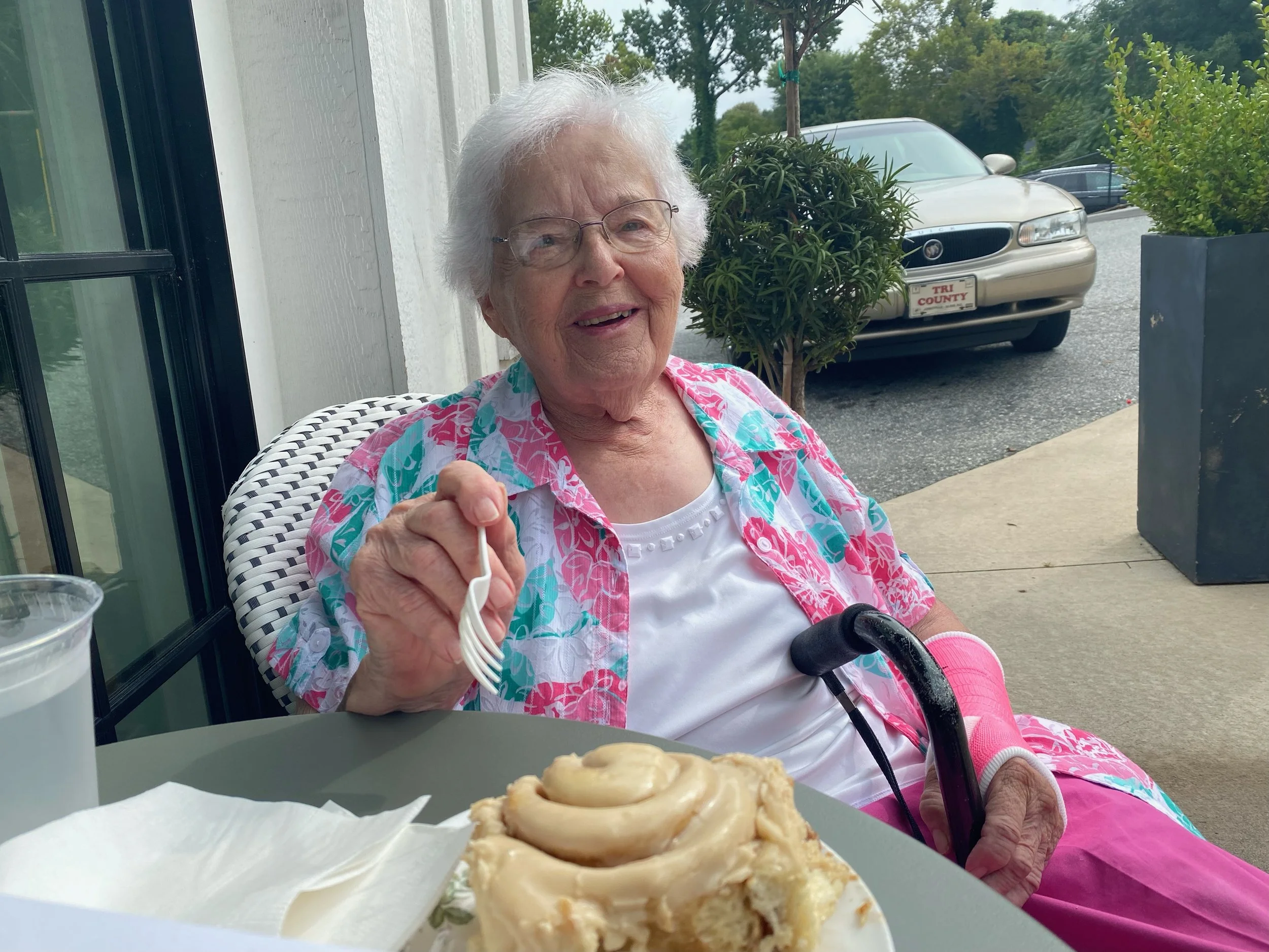 Granny's first time at Louie and Honey