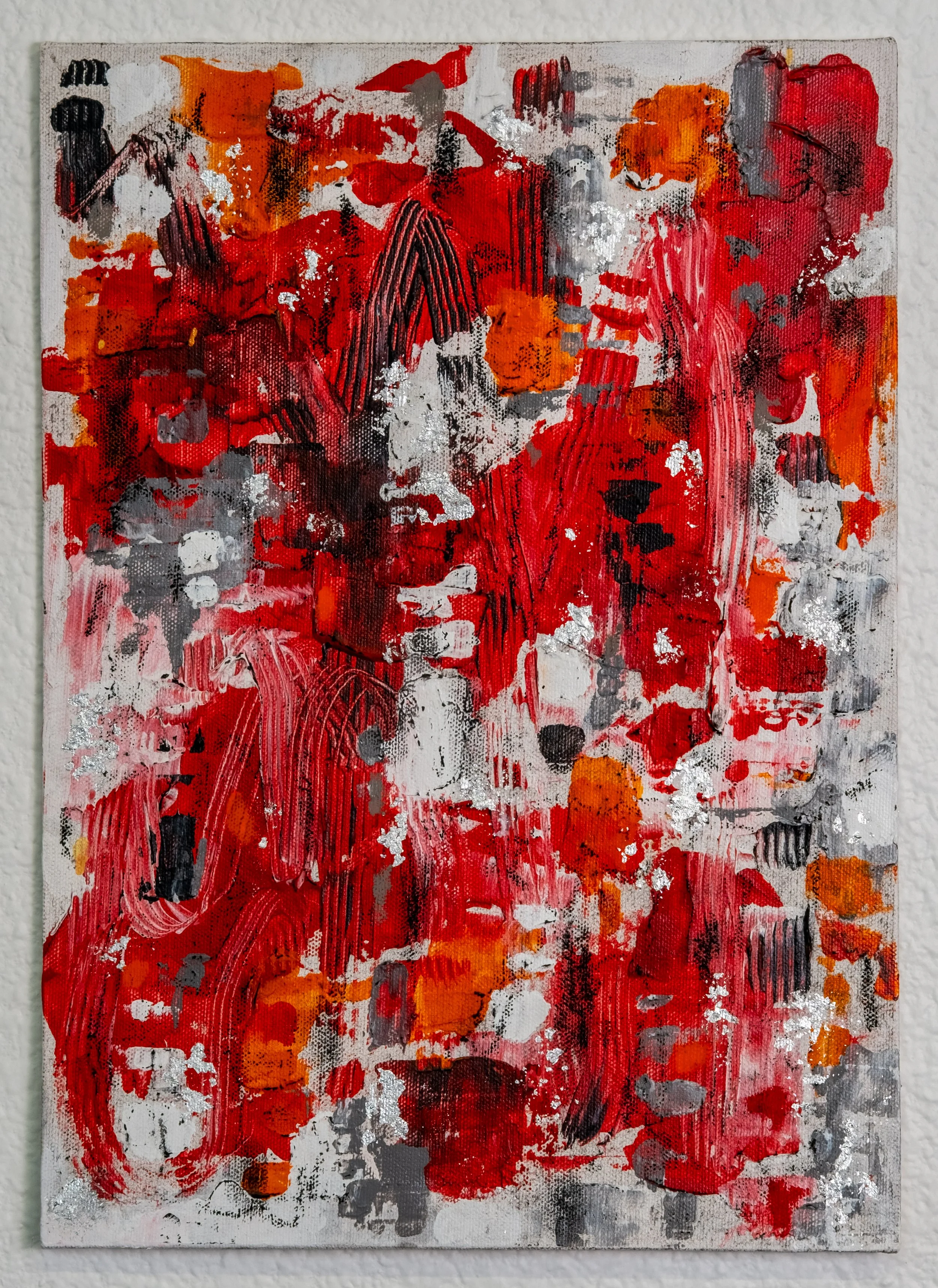 "Fire and Ice" • Mixed Media 11"x14"
