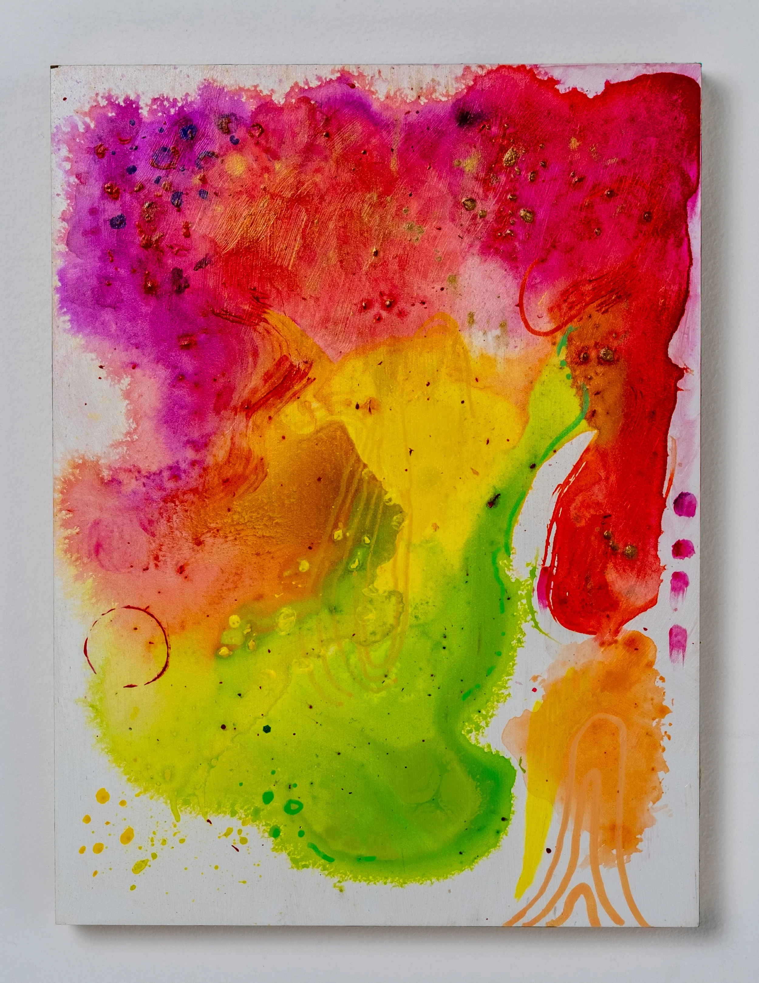 "Flow Towards Joy" • Mixed Media 11"x14"