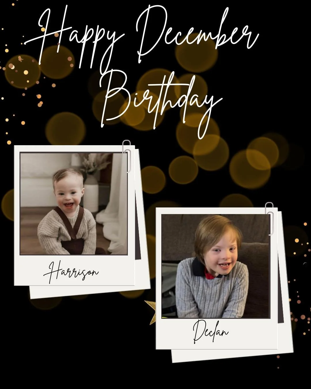 Happy Birthday to our December members!! 💙💛