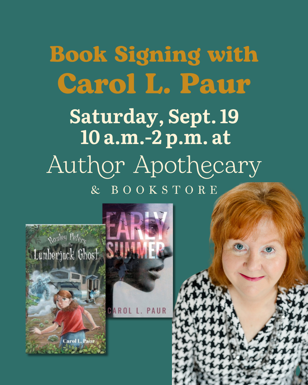 Book Signing with Author Carol Paur
