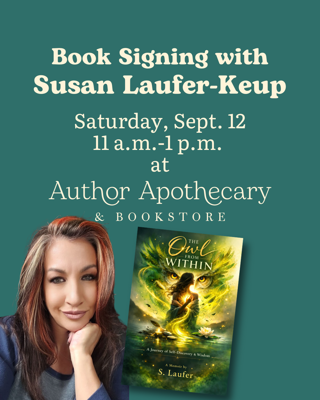 Book Signing with Susan Laufer-Keup