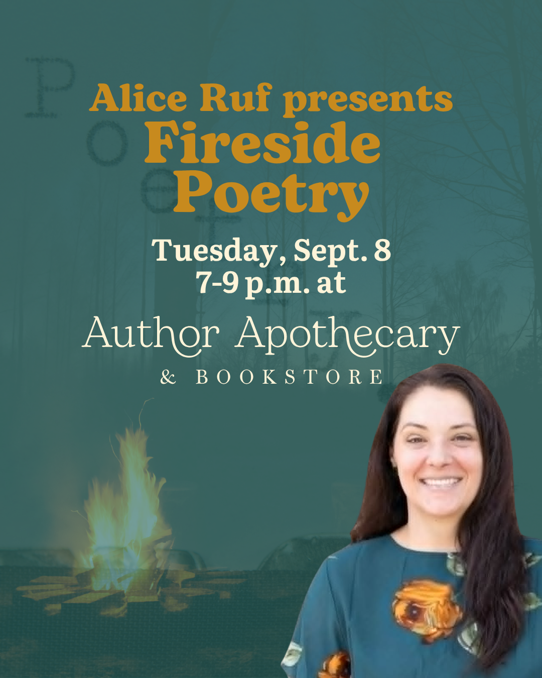 Fireside Poetry with Alice Ruf