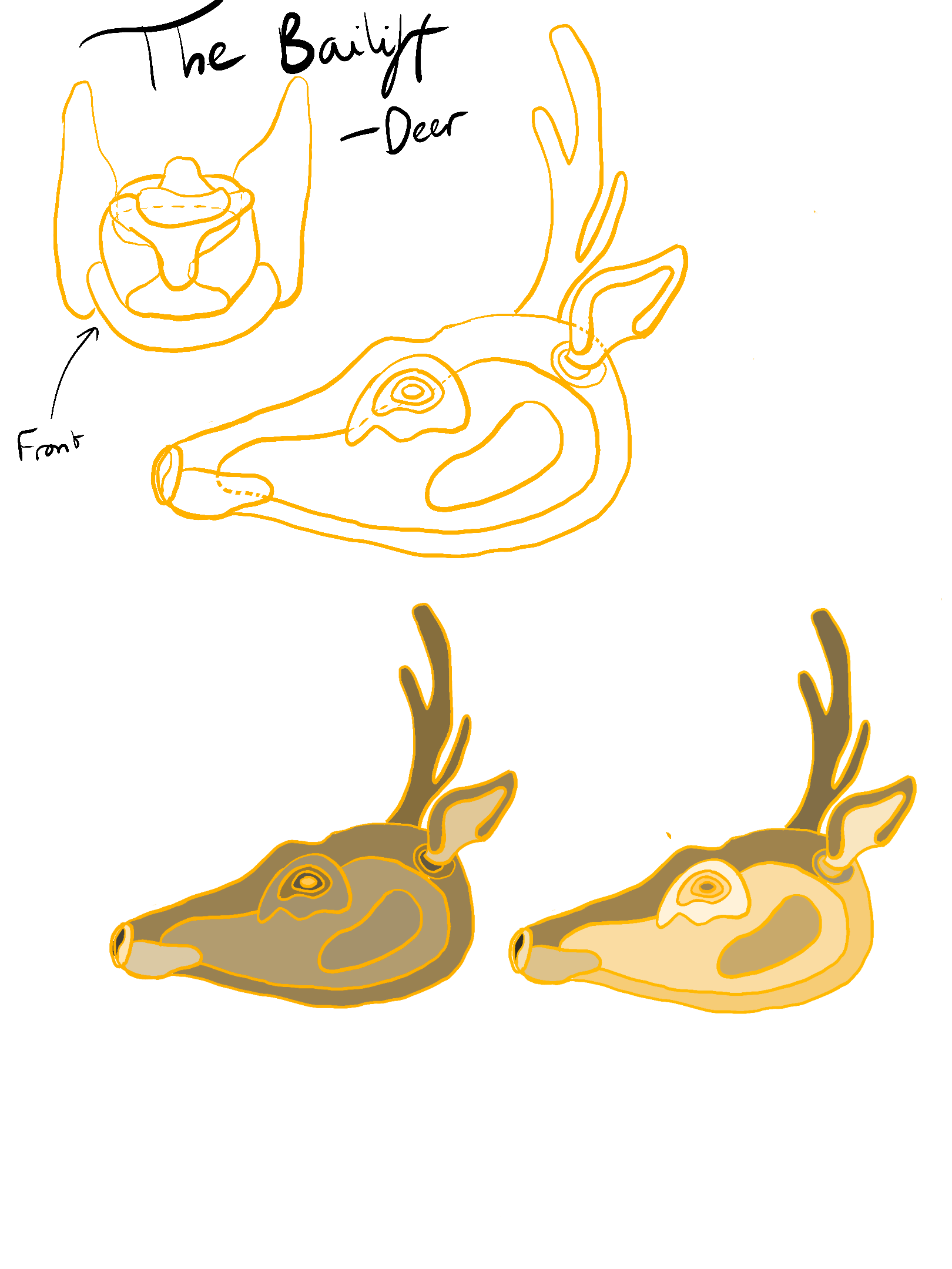 Deer mask design 