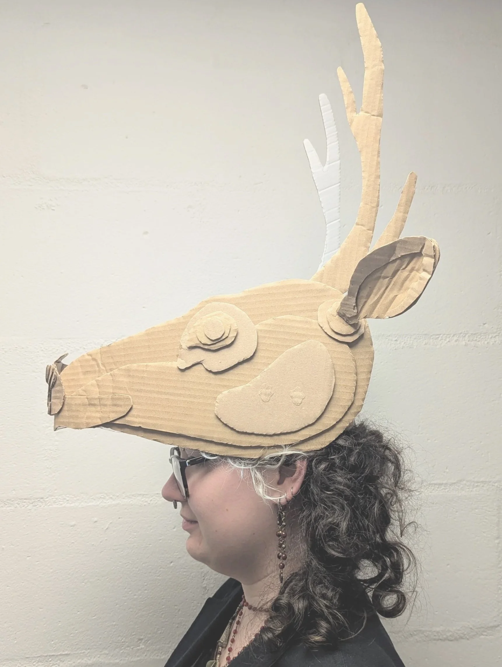 Deer mask maquette