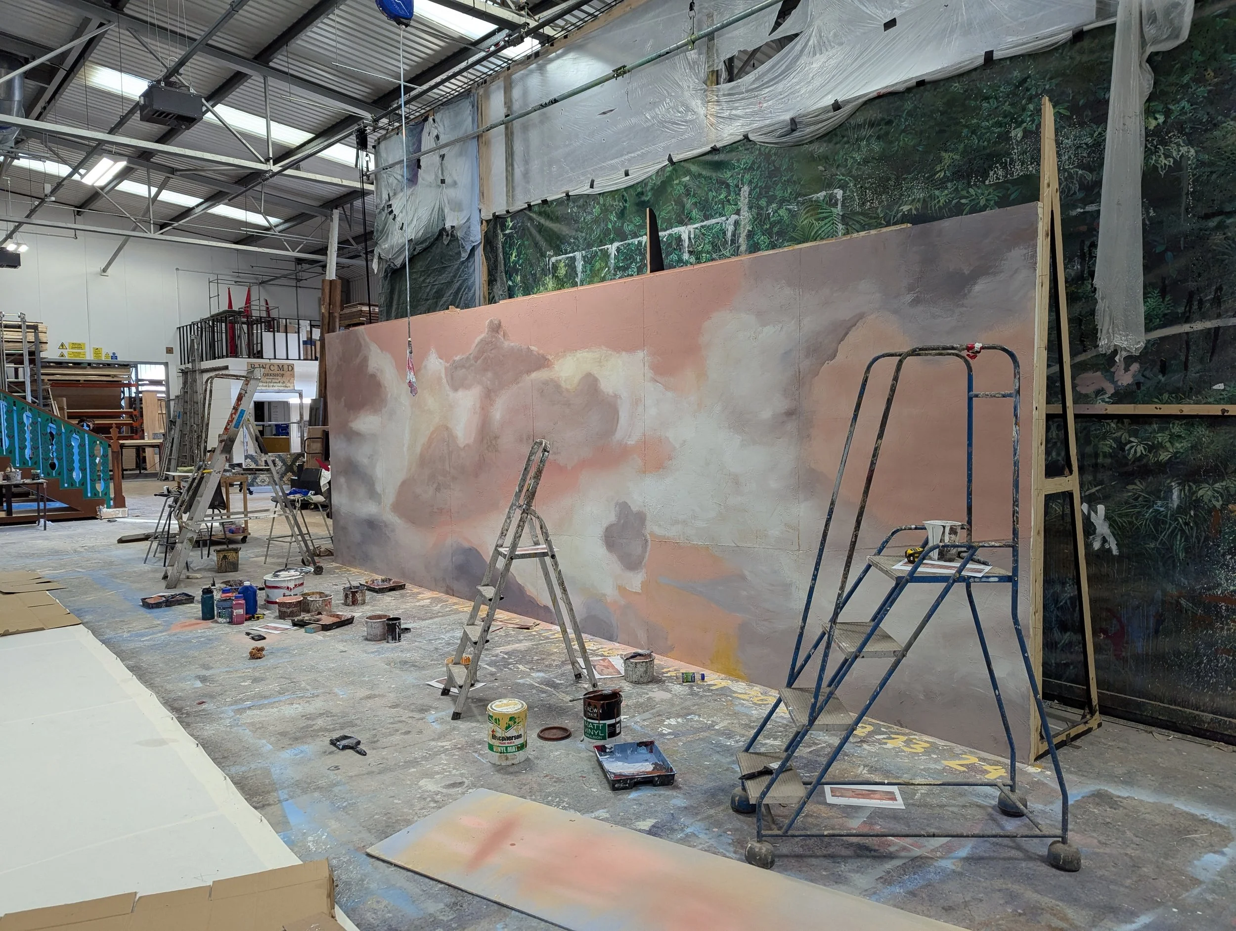 Artex fresco mural
