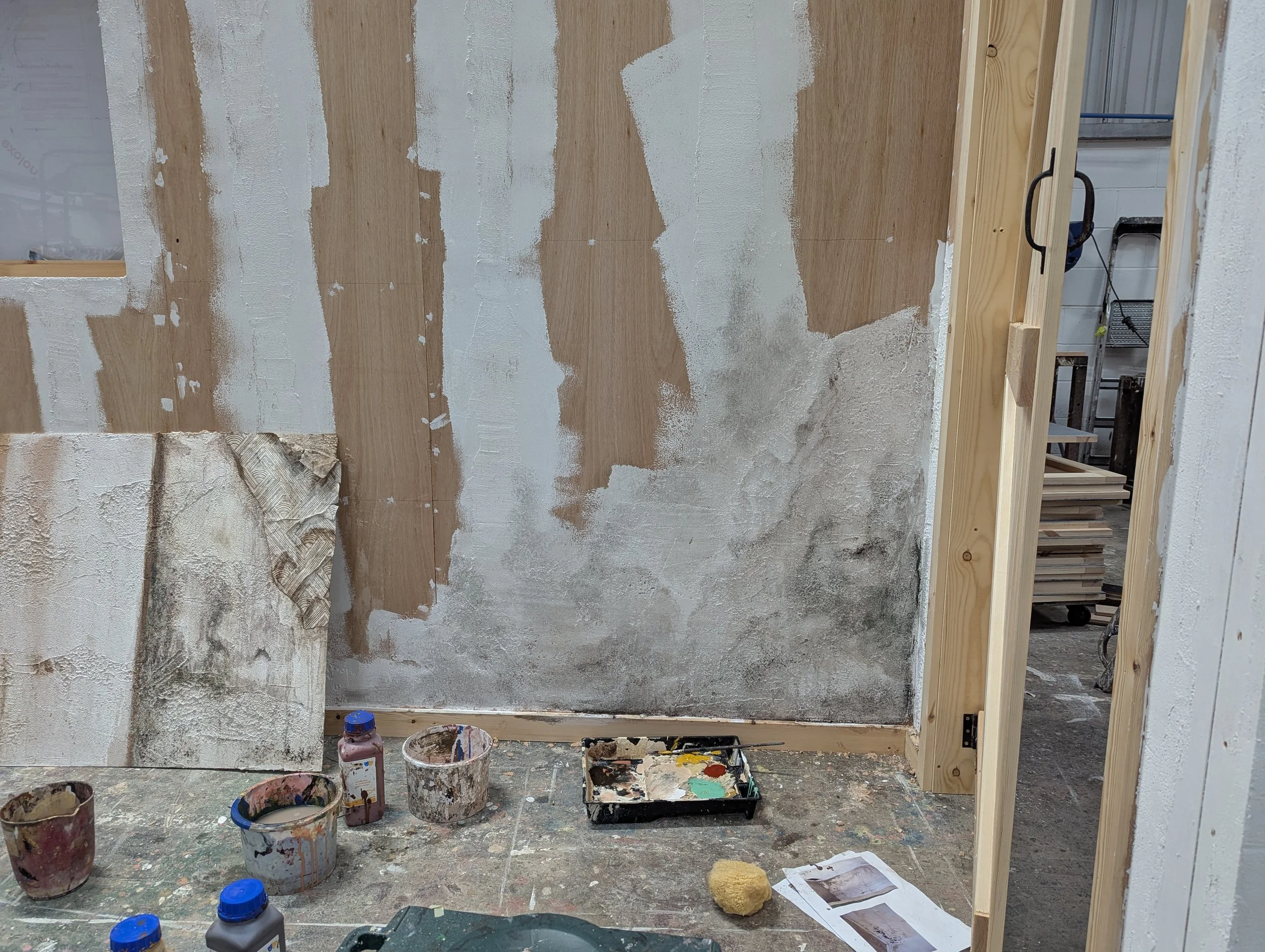 Final mould effect on plaster