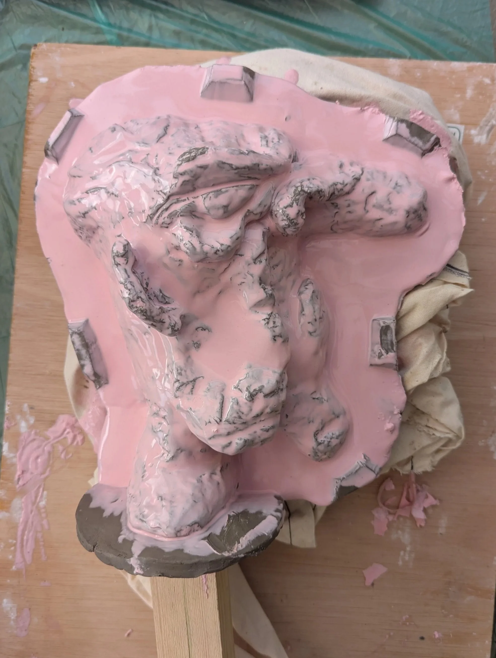 Silicone detail layer