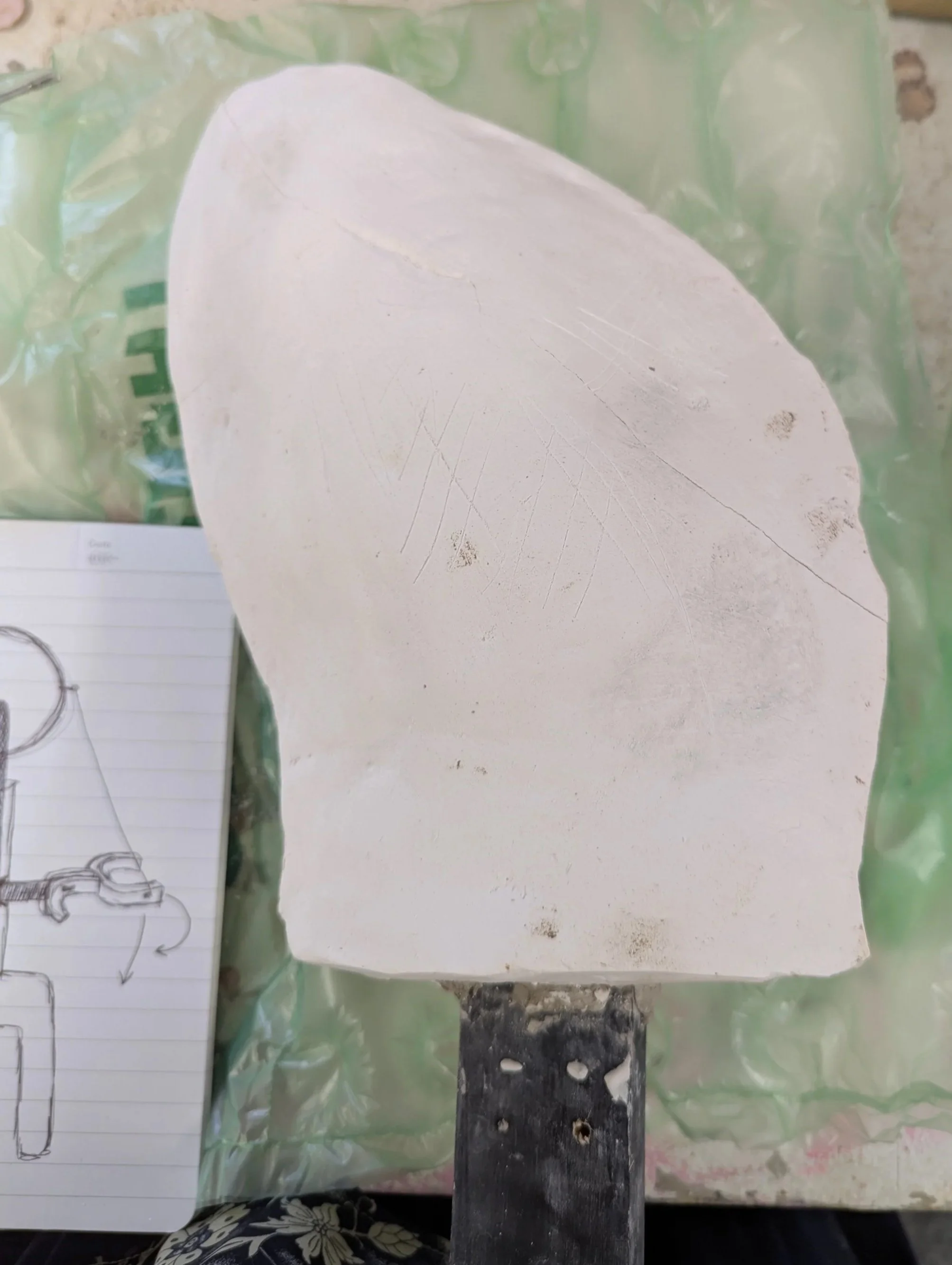 Silicone detail layer