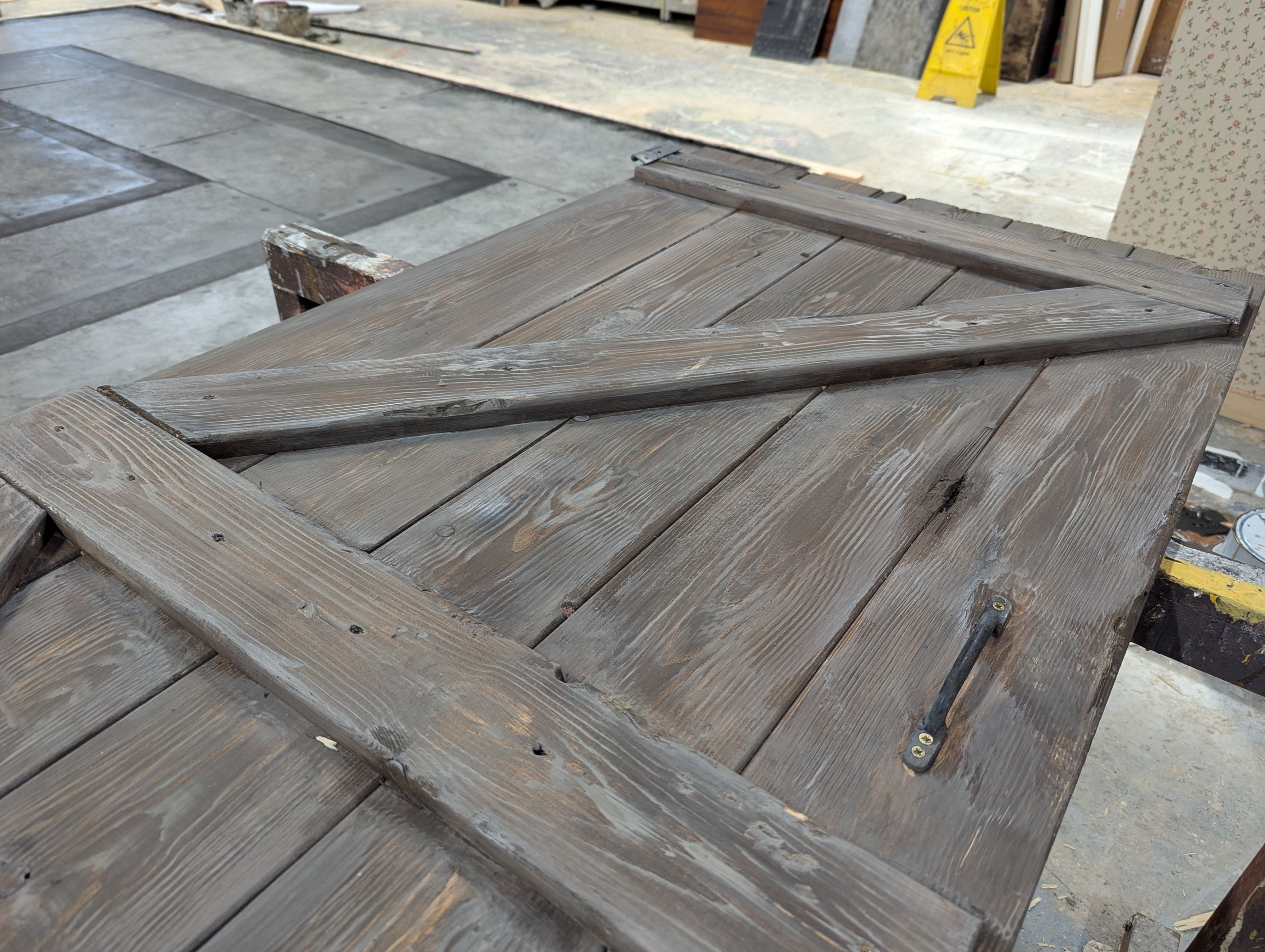 Staining wood and aging wood