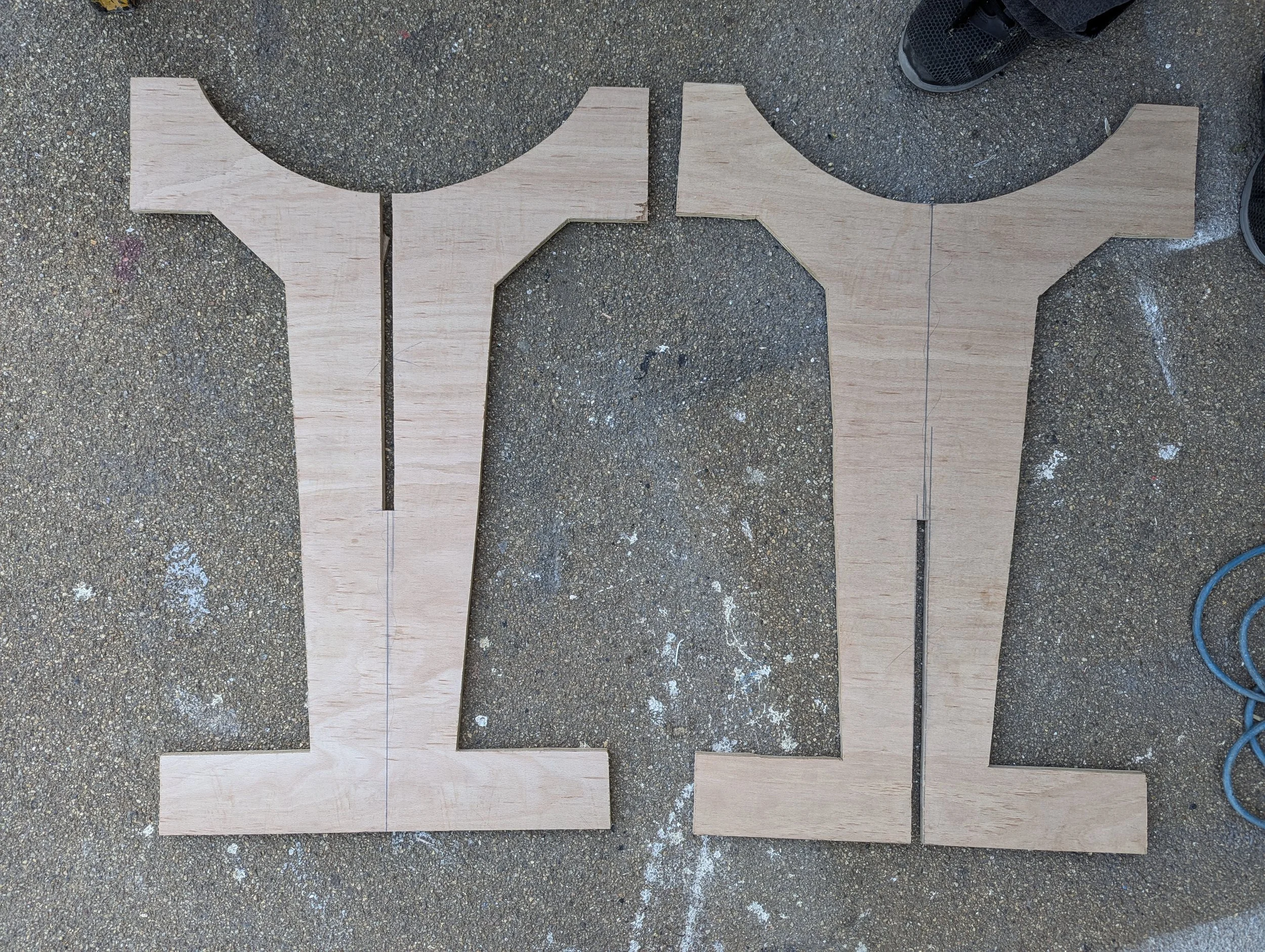 Constructing eye test stand
