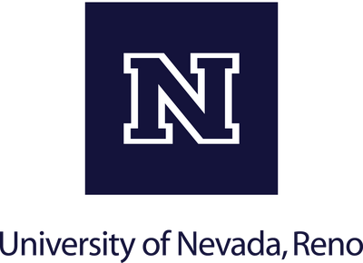 University of Nevada, Reno logo with a white letter 'N' inside a navy blue square and the university name below.