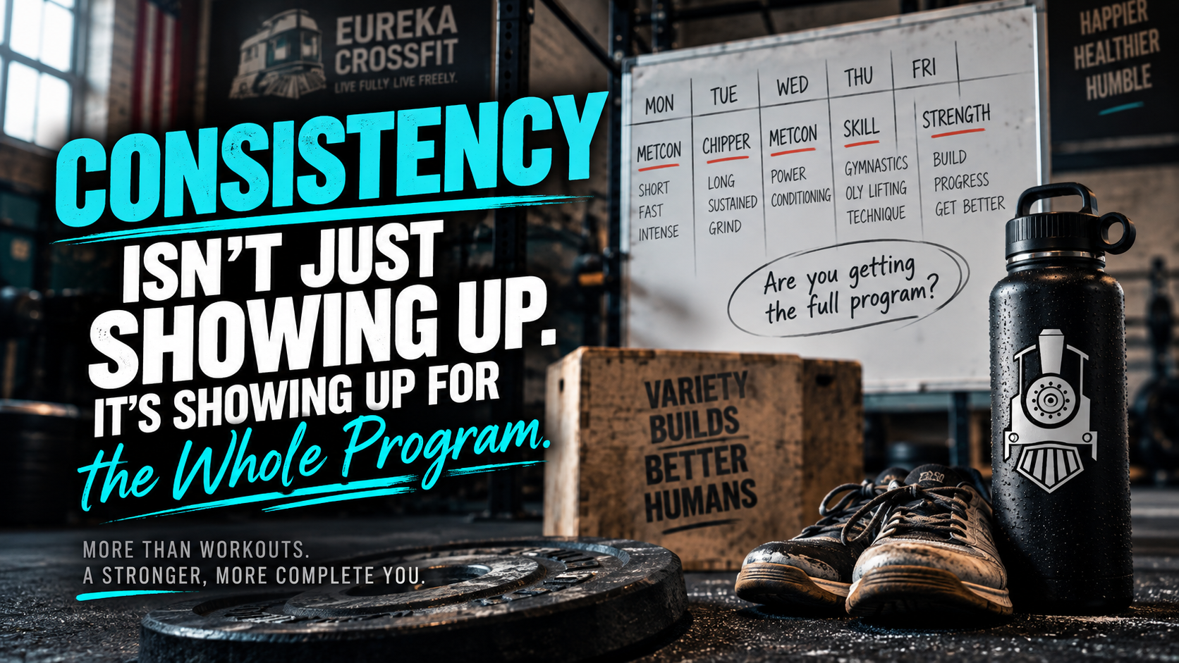 Consistency Isn't Just Showing Up. 