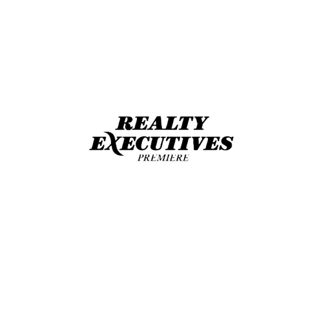 Black event poster with a white emblem and text announcing the 'Reality Executives Premiere' with the name 'Tammy Husman' at the bottom.