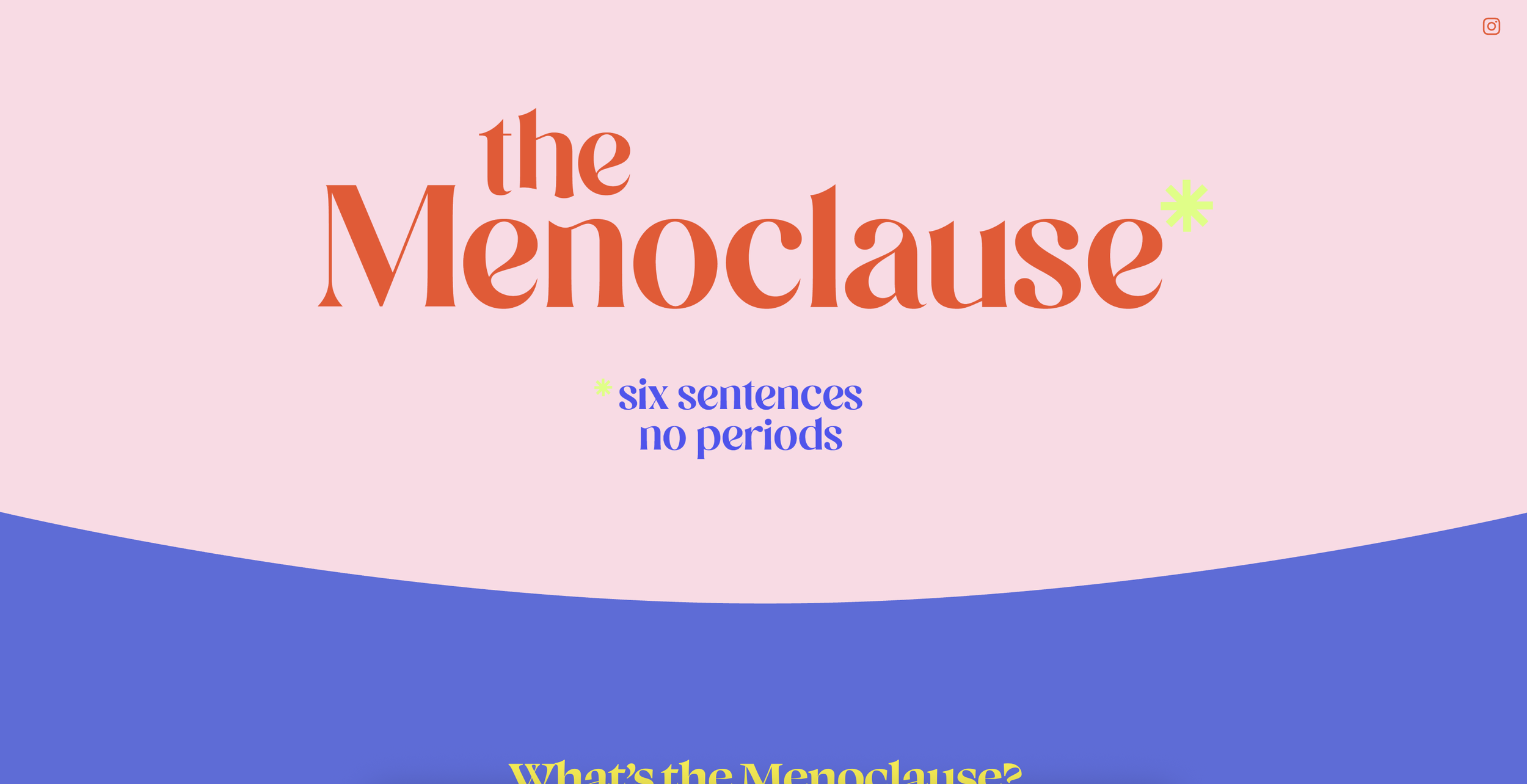 The Menoclause