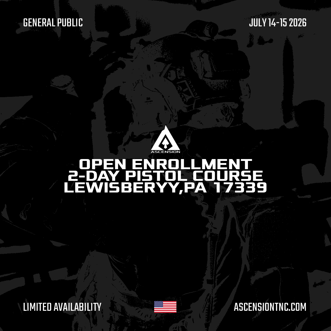 [14-15 JUL] 2-Day Pistol Open Enrollment (Open to All)
