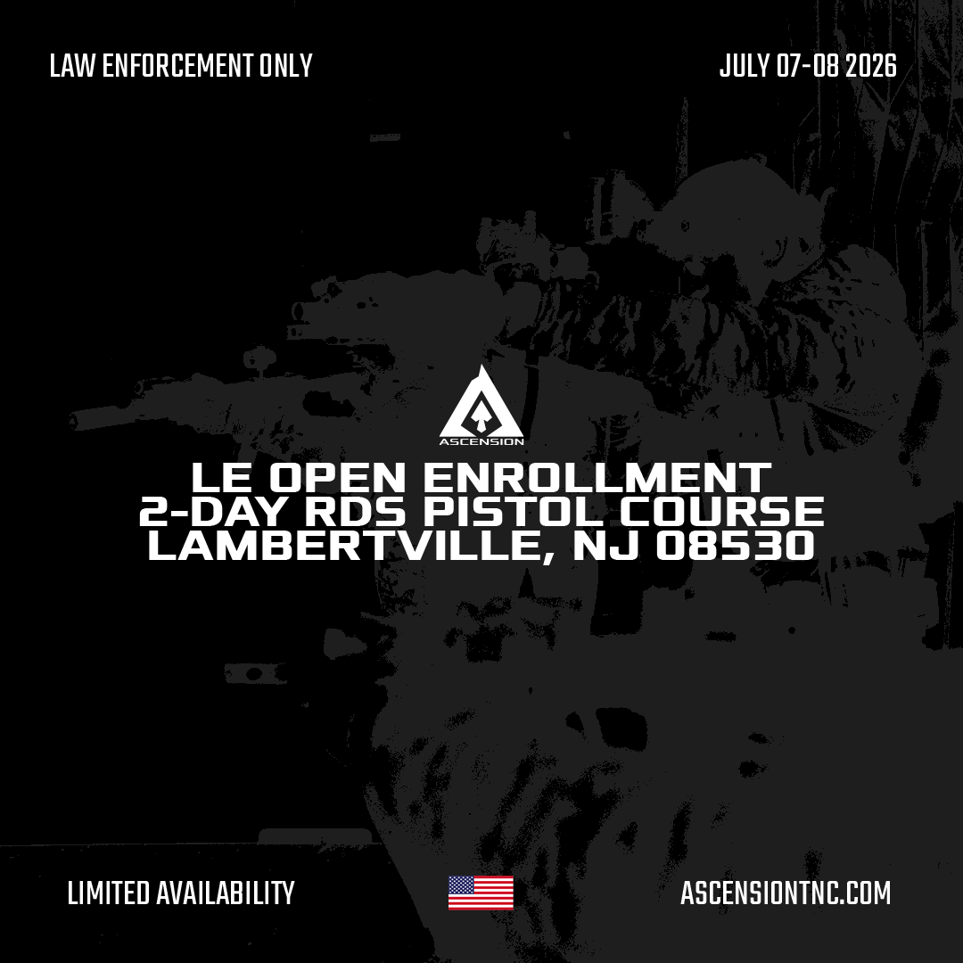 [07-08 JUL] Mercer Co. RDS Pistol Open Enrollment/LE Only