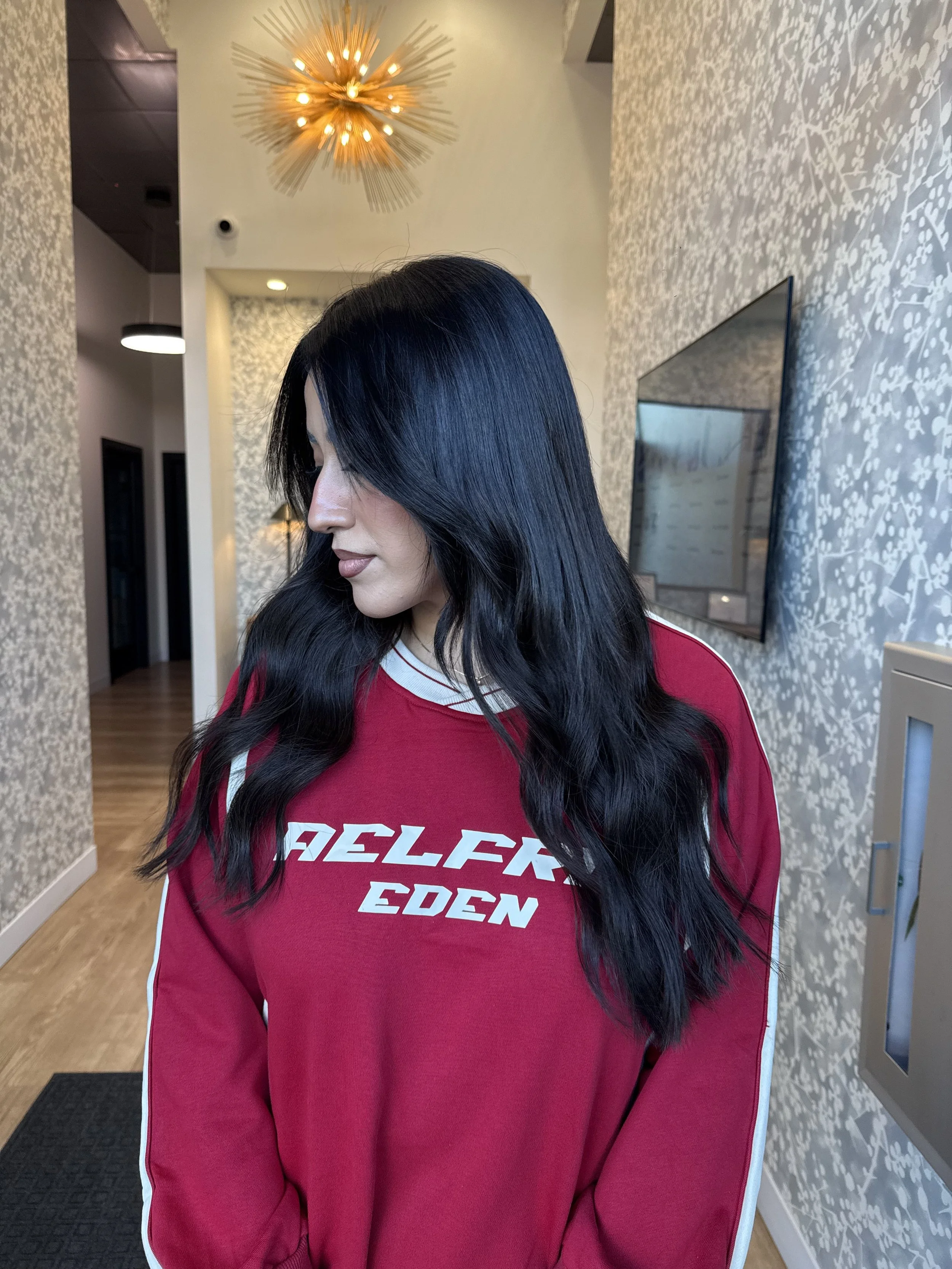 Weft hair extensions