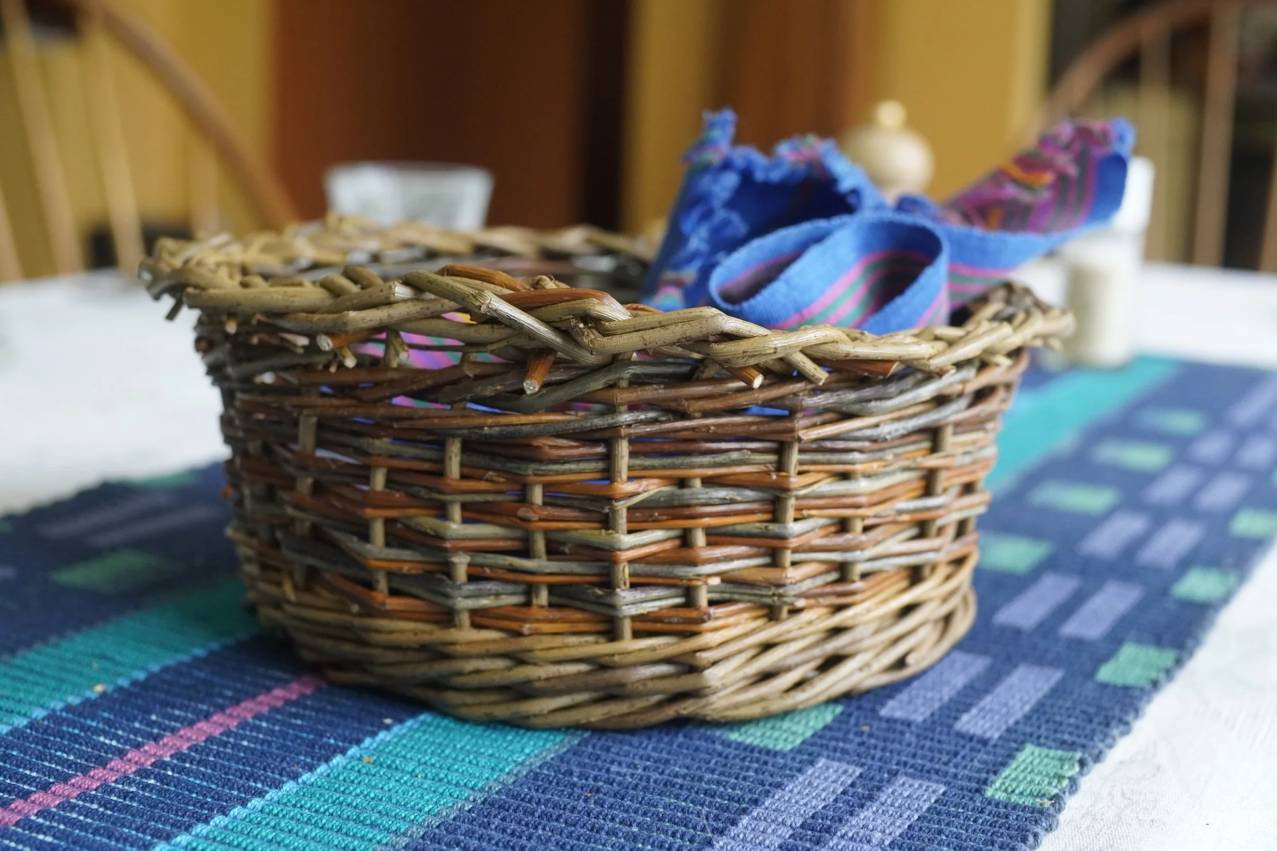 Wendling Willows Bread Basket made in Williamstown, Massachusetts