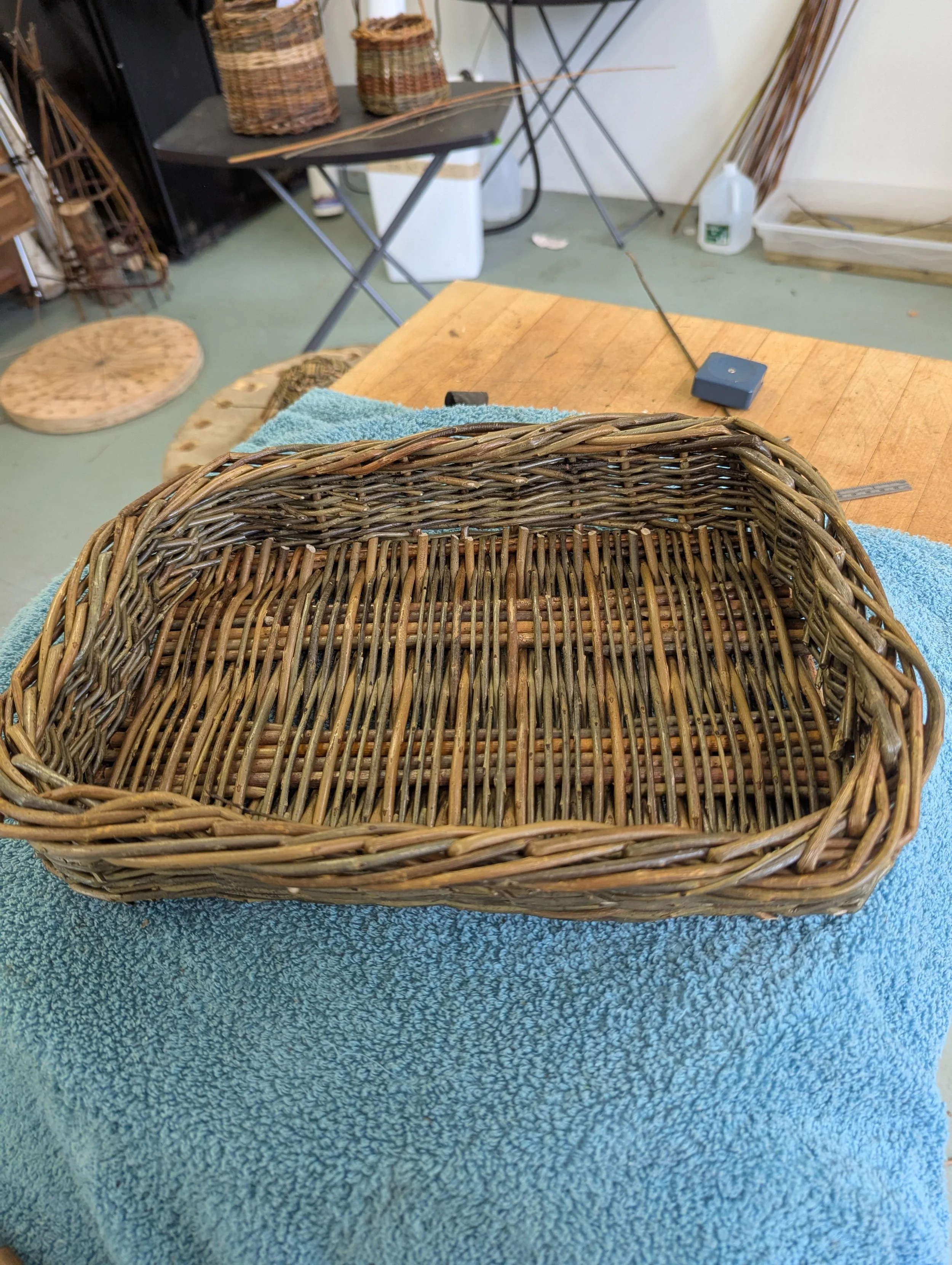 Weaving a Willow Breakfast Tray