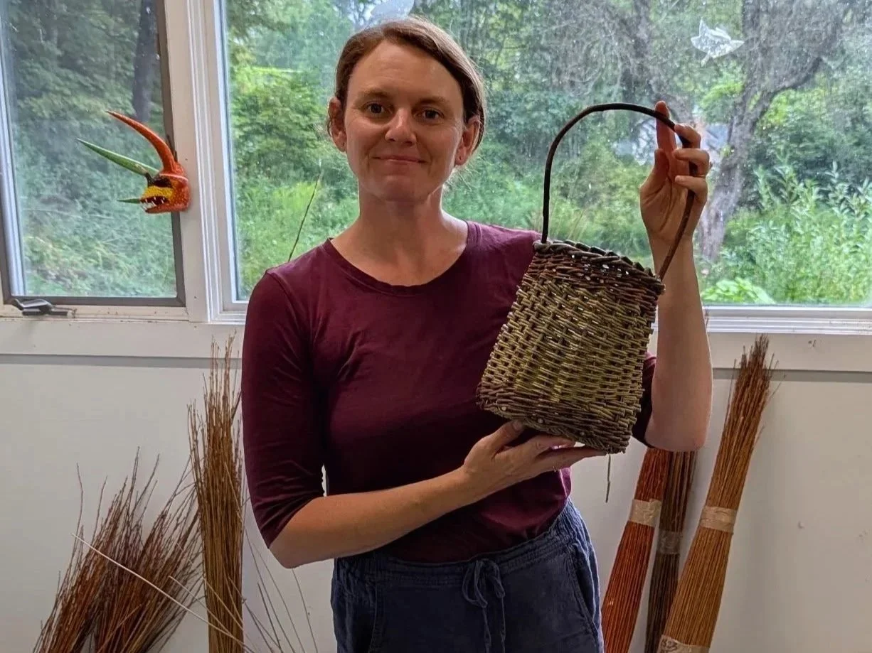 Wendling Willows Willow Student Berry Basket  Willow Workshops Williamstown, Massachusetts