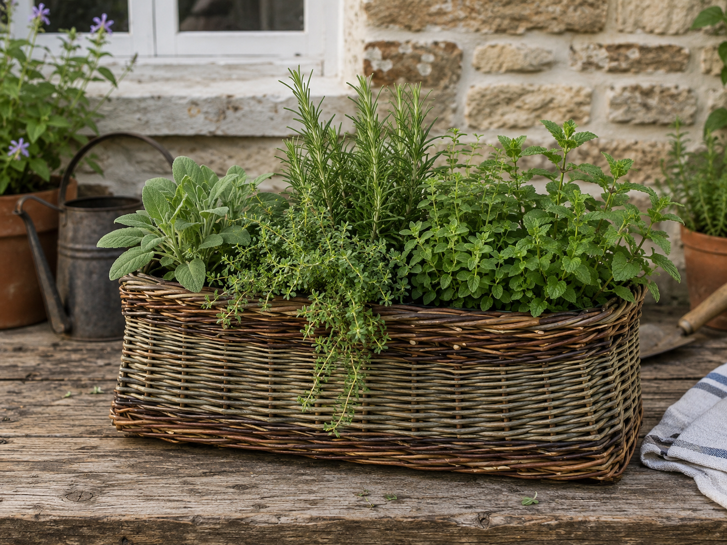 Wendling Willow Basketry Jardiniere