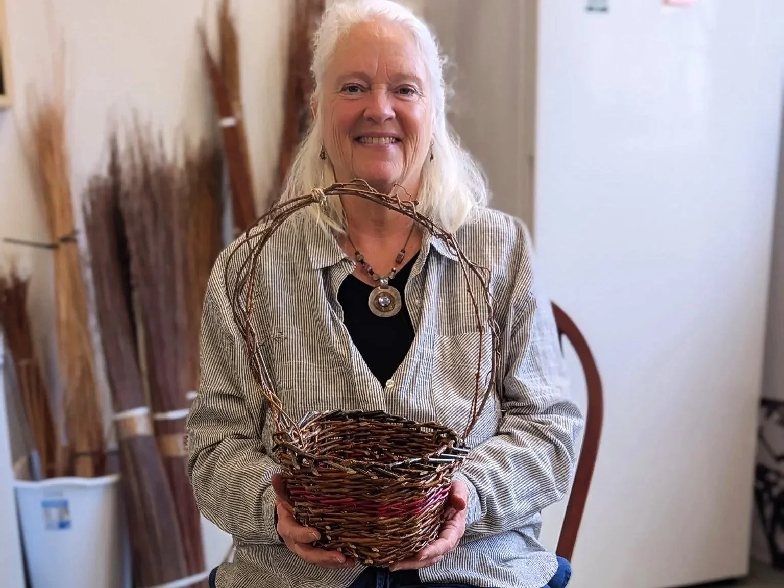 Wendling Willows Berry Basket Workshop Williamstown MA