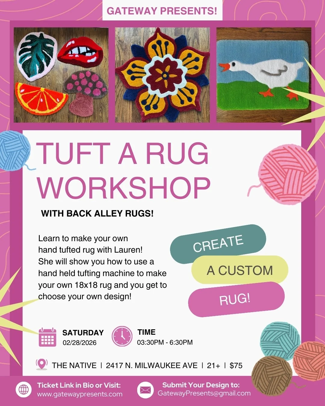 Tuft a Rug with Back Alley Rugs! 