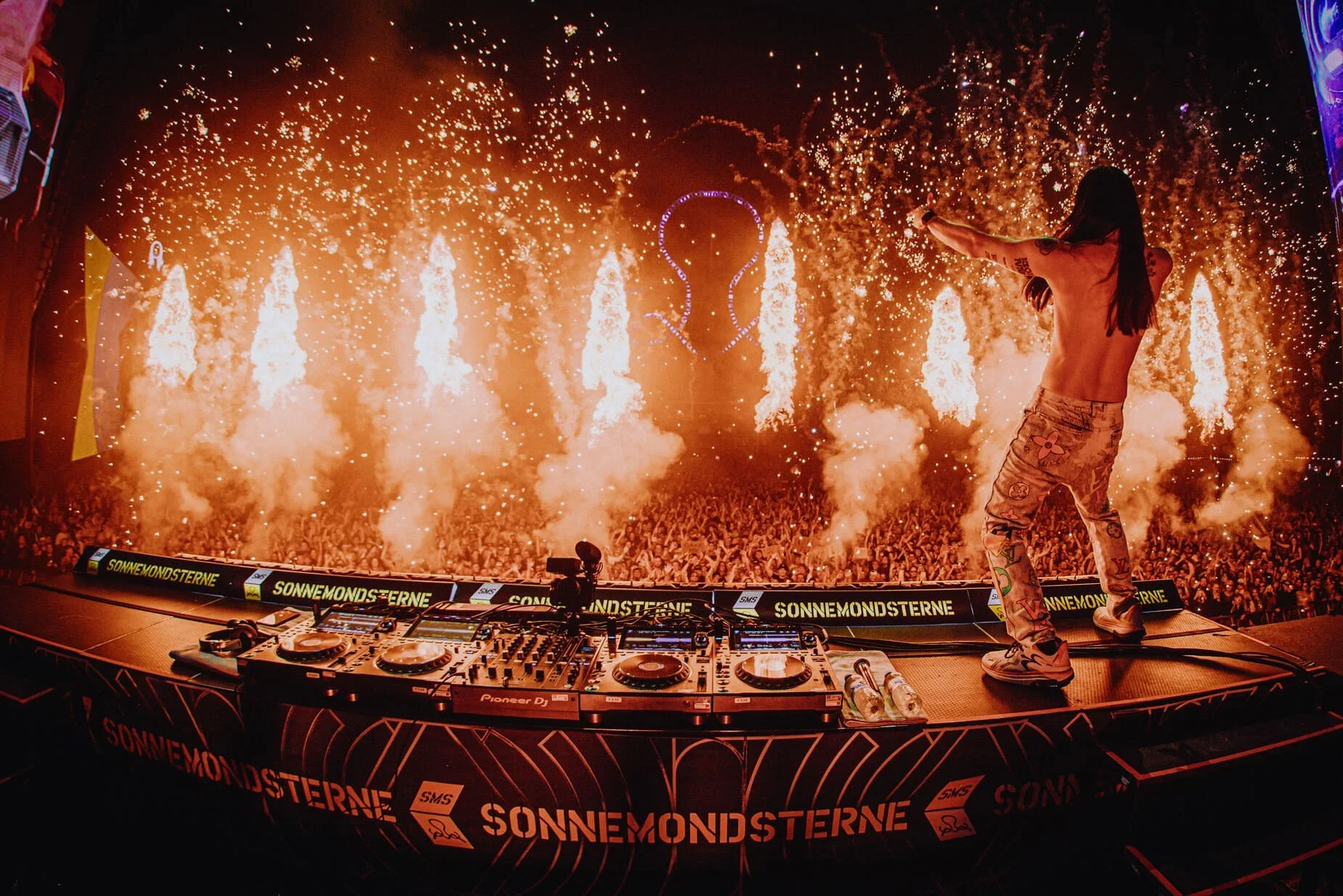 Steve Aoki at Sonnemondsterne, in Germany 2024 