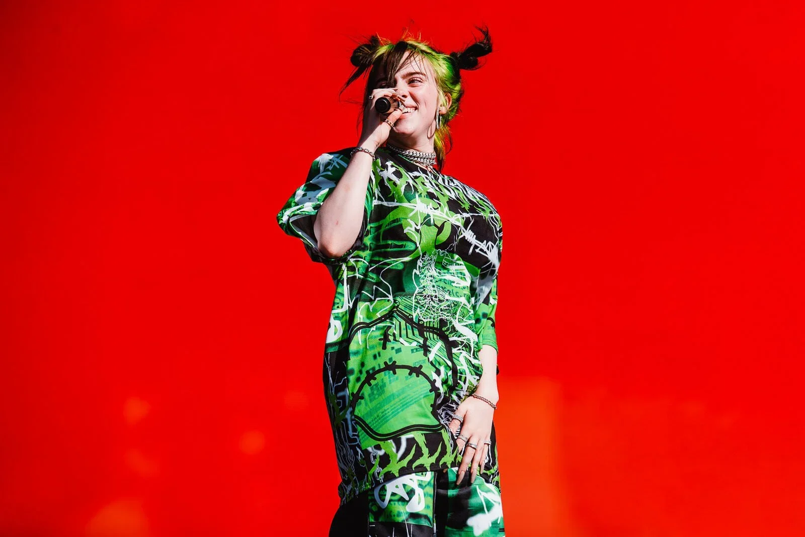 Billie Eilish performs at Reading Festival 2019