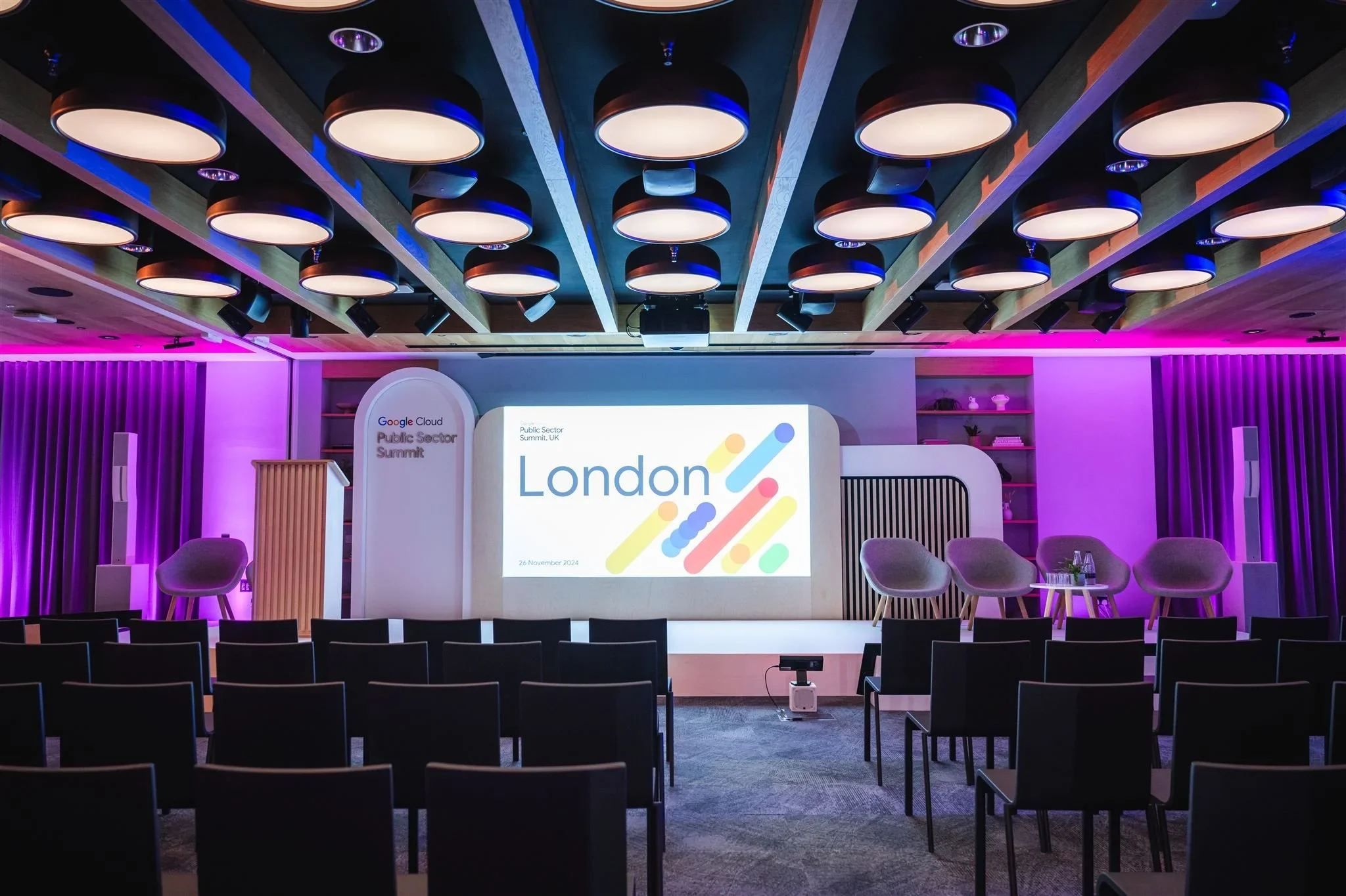 London Google Cloud Security Summit shot by James Bridle 