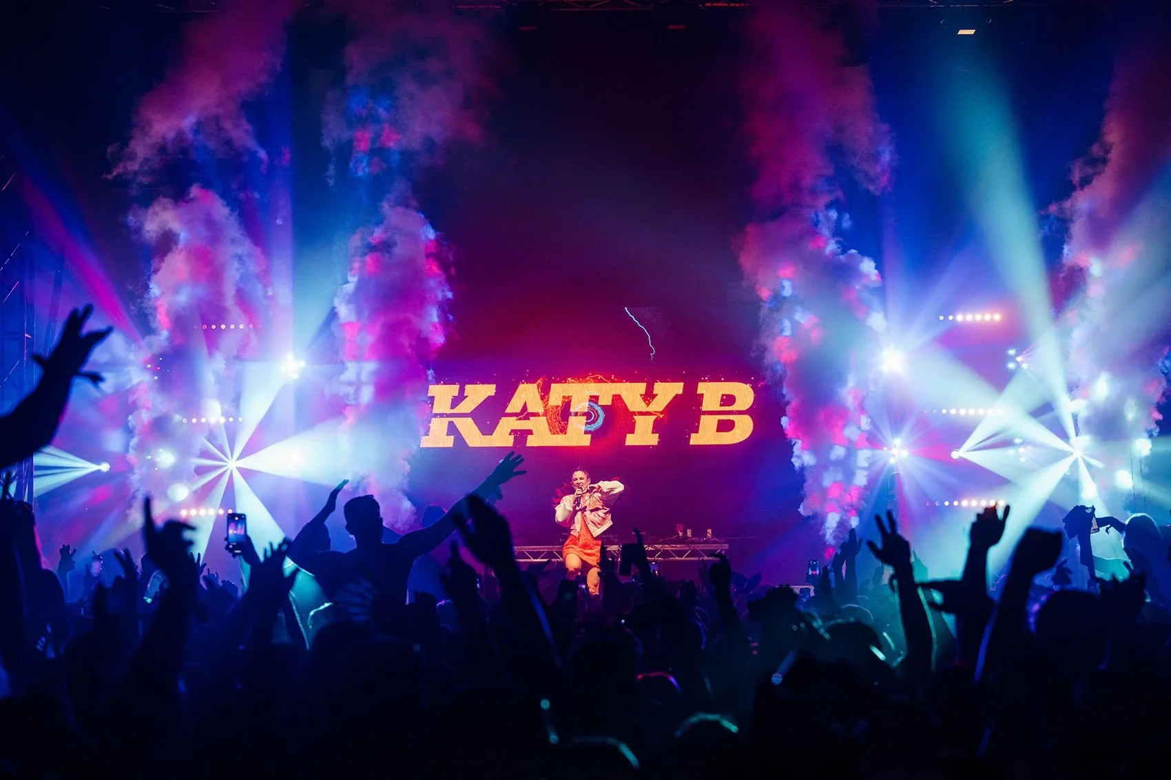 KatyB performs at Bournemouth7s Festival 2024
