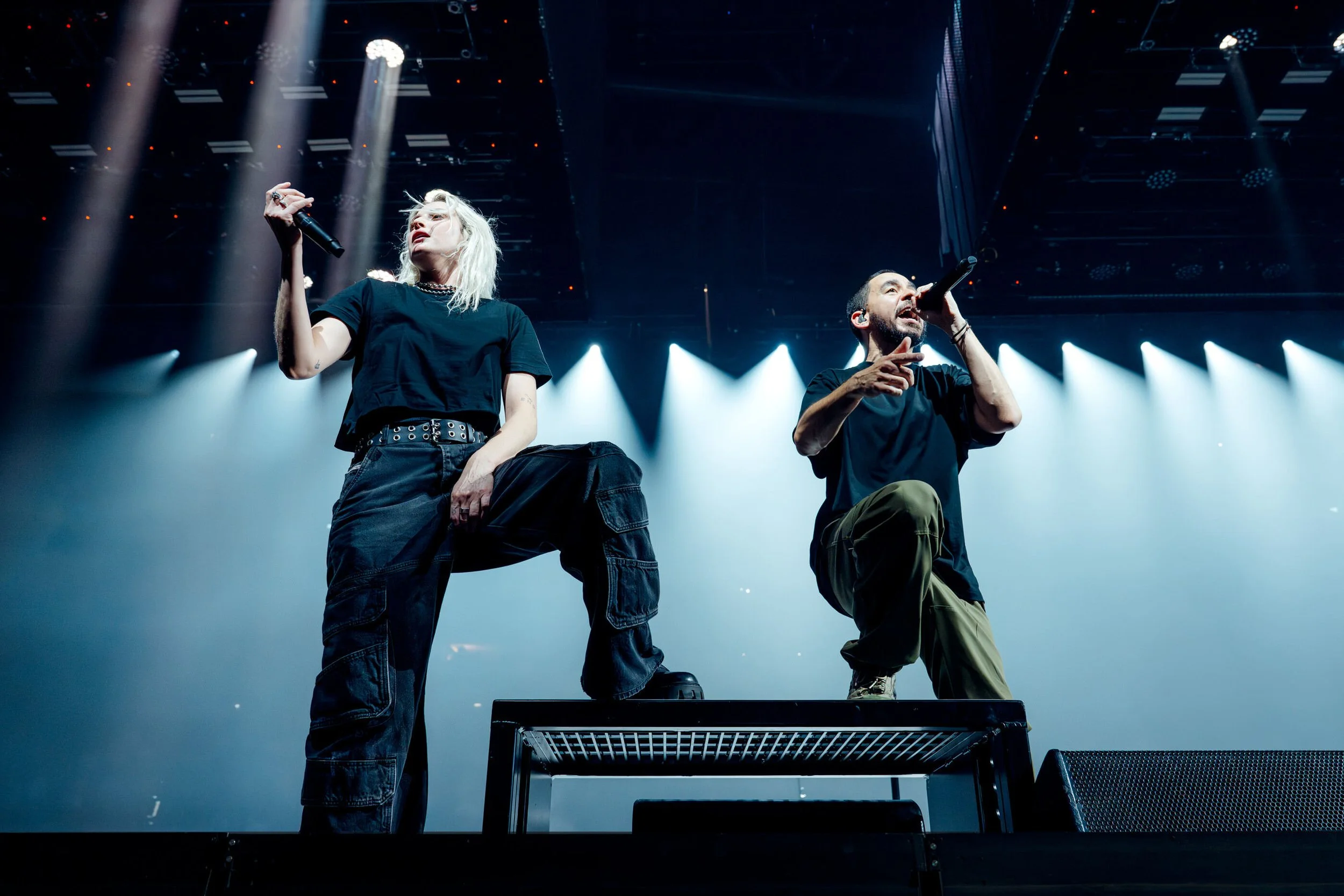 Linkin Park 2024 shot at the O2 Arena London. Captured by James Bridle Music Photographer. 