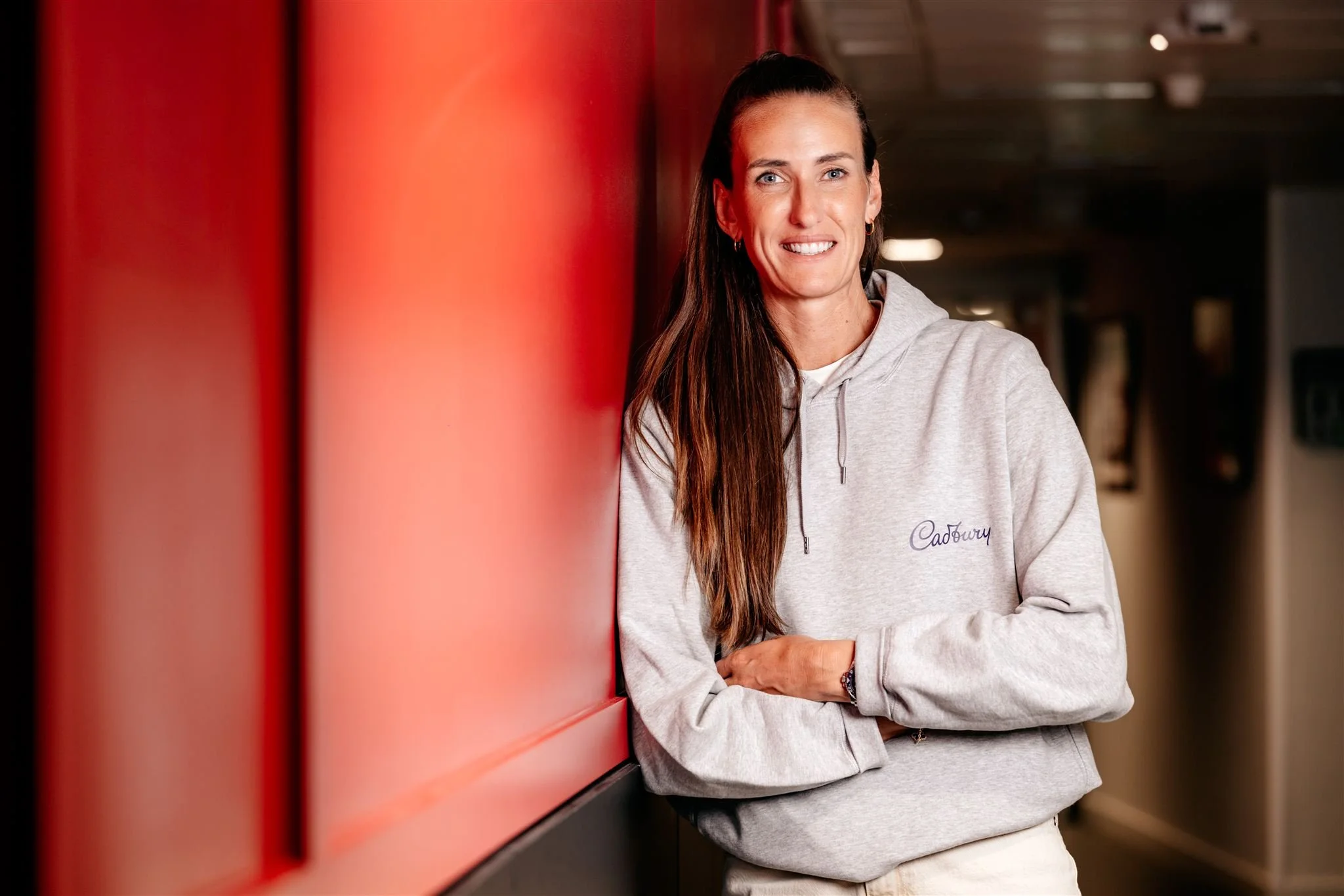 Professional English Footballer for England - Jill Scott for Cadbury at Arsenal Stadium, London. Taken by James Bridle Photography 