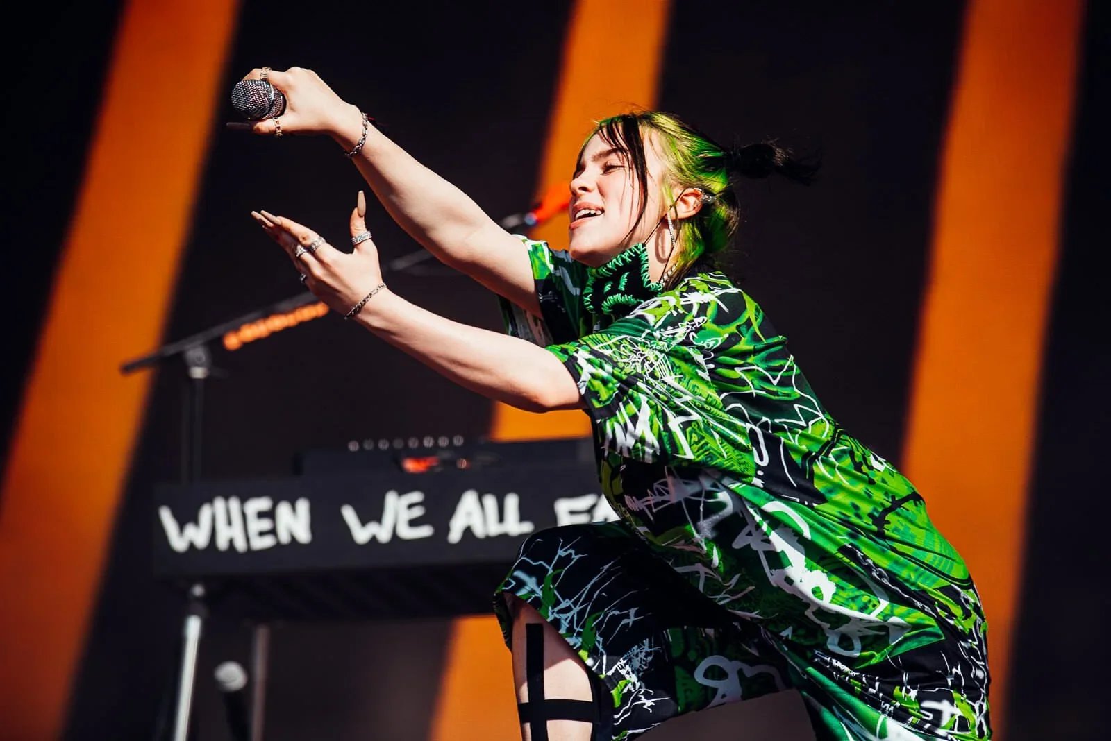 Billie Eilish performs at Reading Festival 2019 