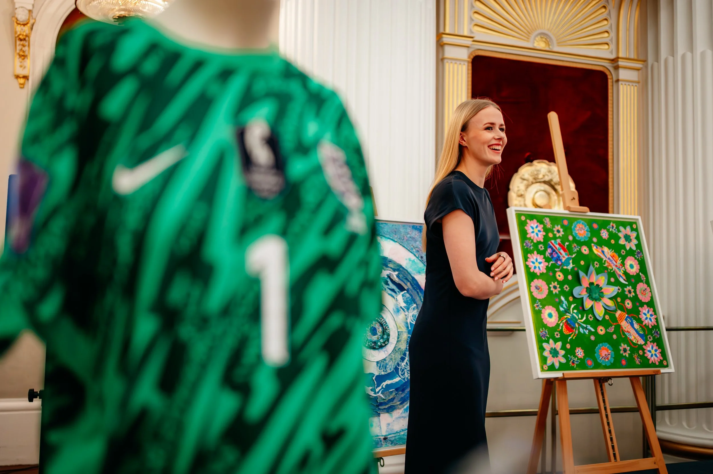 Hannah Hampton Attends Treloars School for the gifted Charity Event. Captured by James Bridle Event Photographer London at Mansion House 2025.