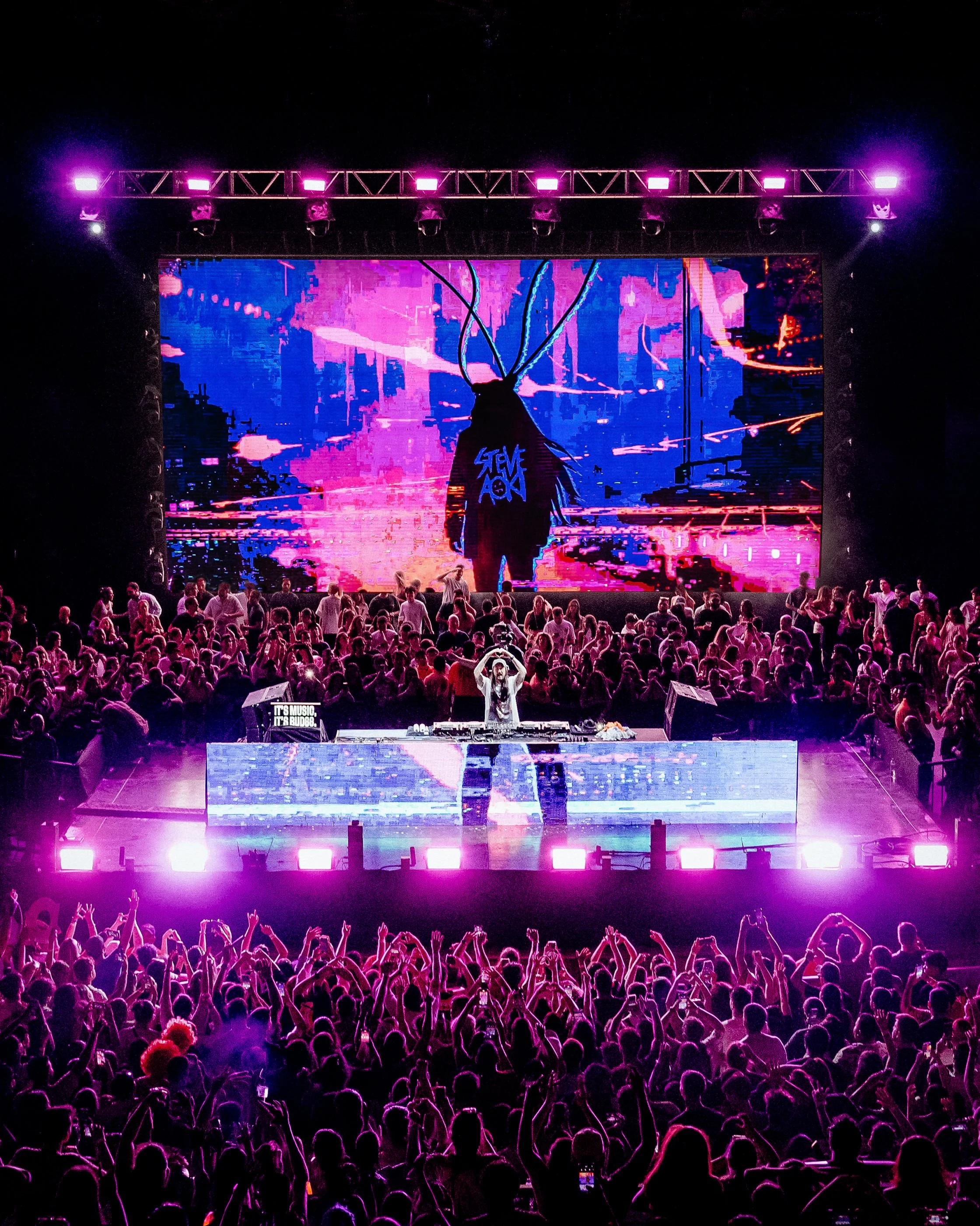 Paraguay Music Festival with Steve Aoki Captured on tour by James Bridle Music & Tour Photographer.