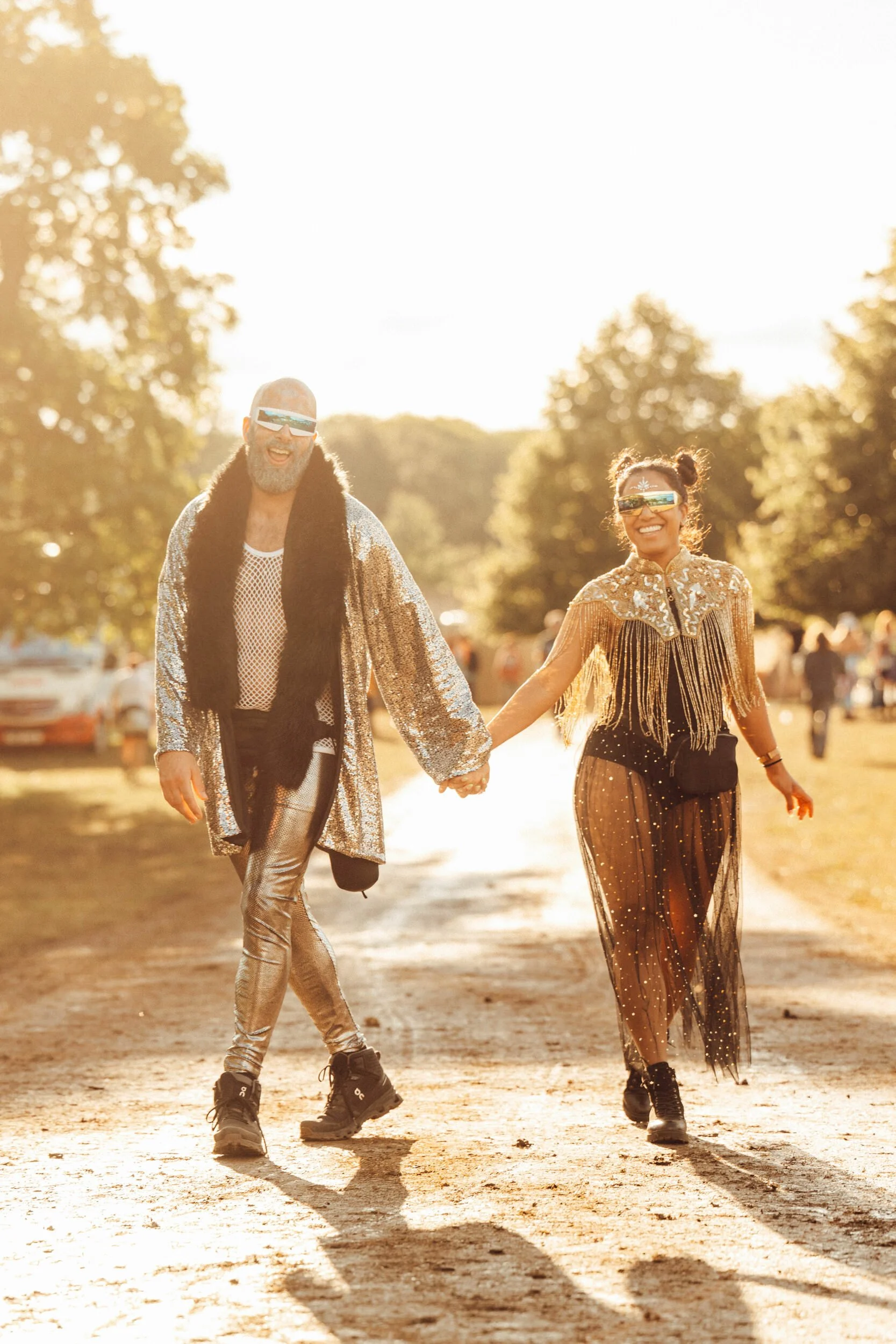 Festival Goers at Wilderness Festival 2023 by James Bridle