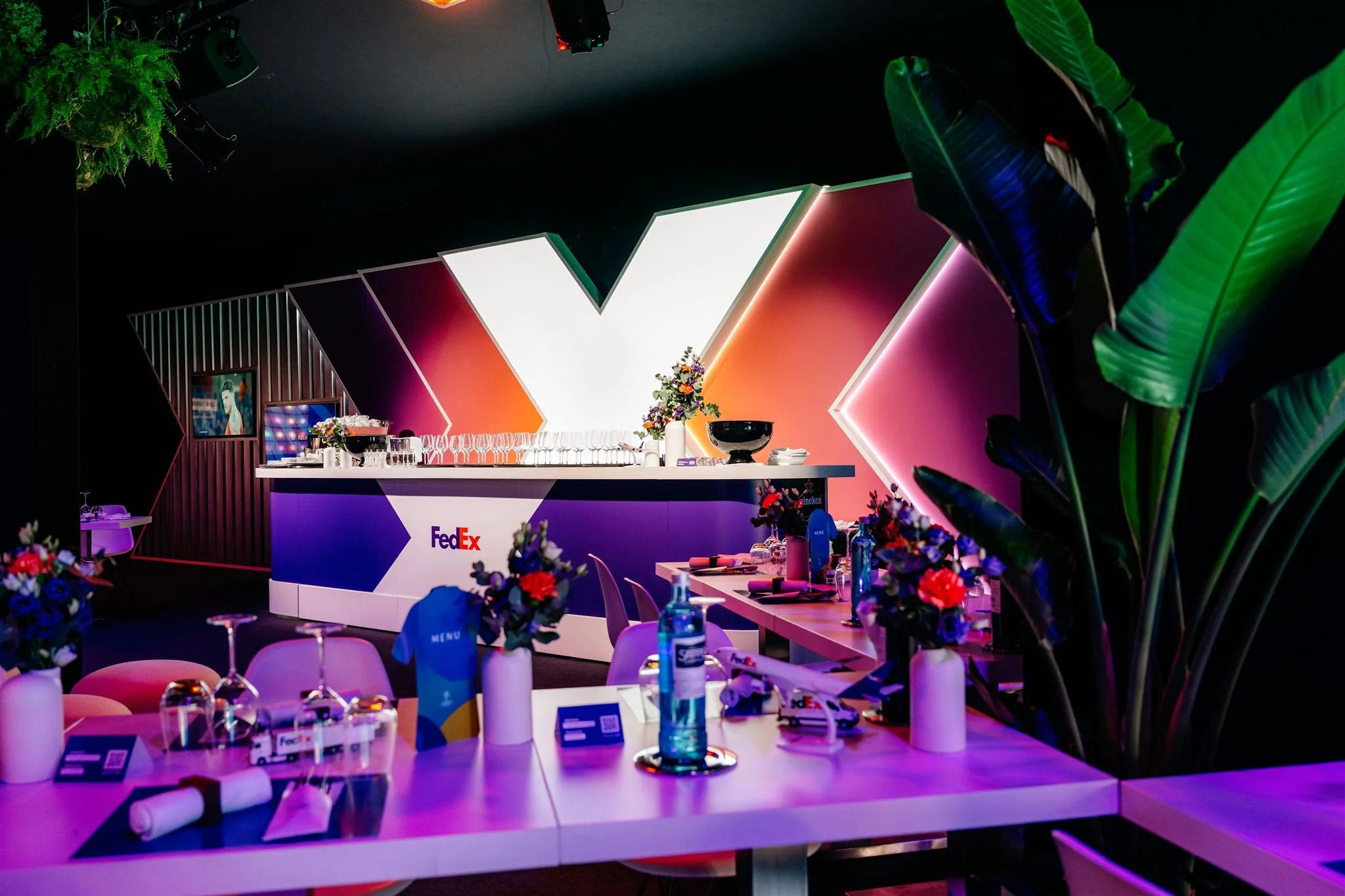 FEDEX UCLF Hospitality Suite Munich taken in 2025 by James Bridle Event Photographer