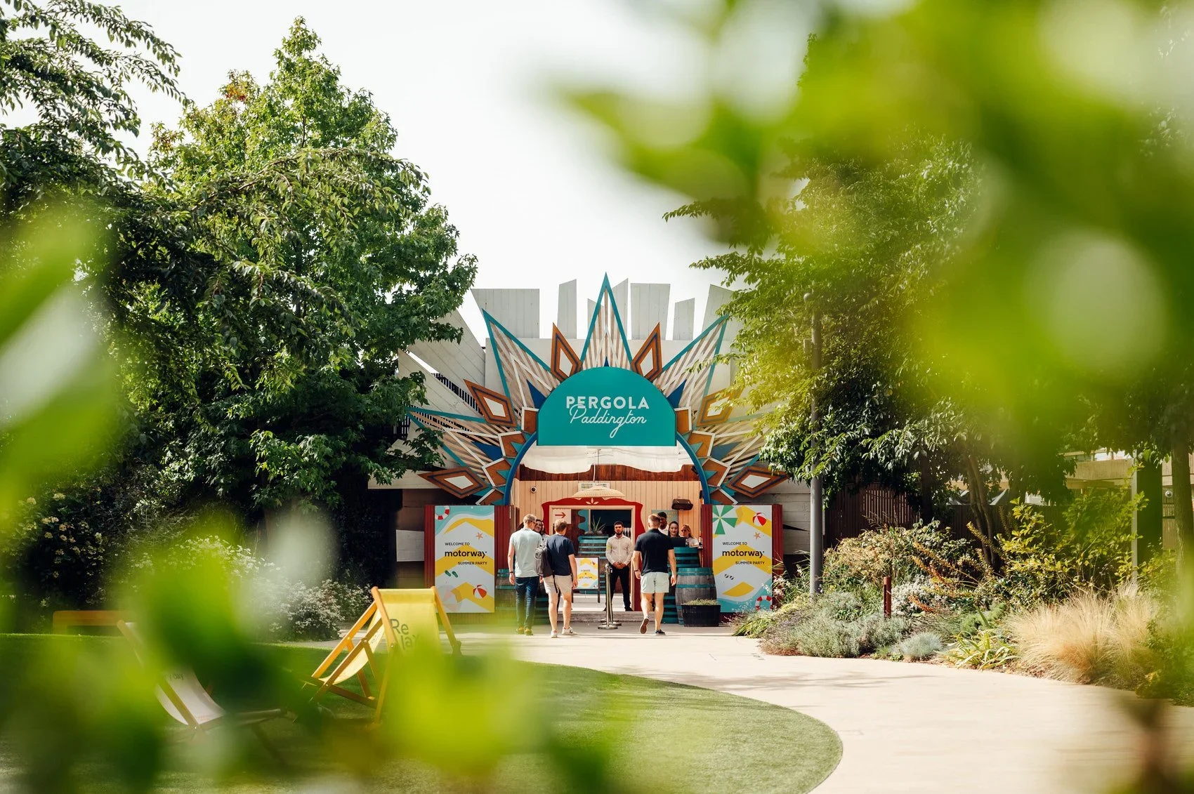 Pergola London for MGN Events shot by James Bridle