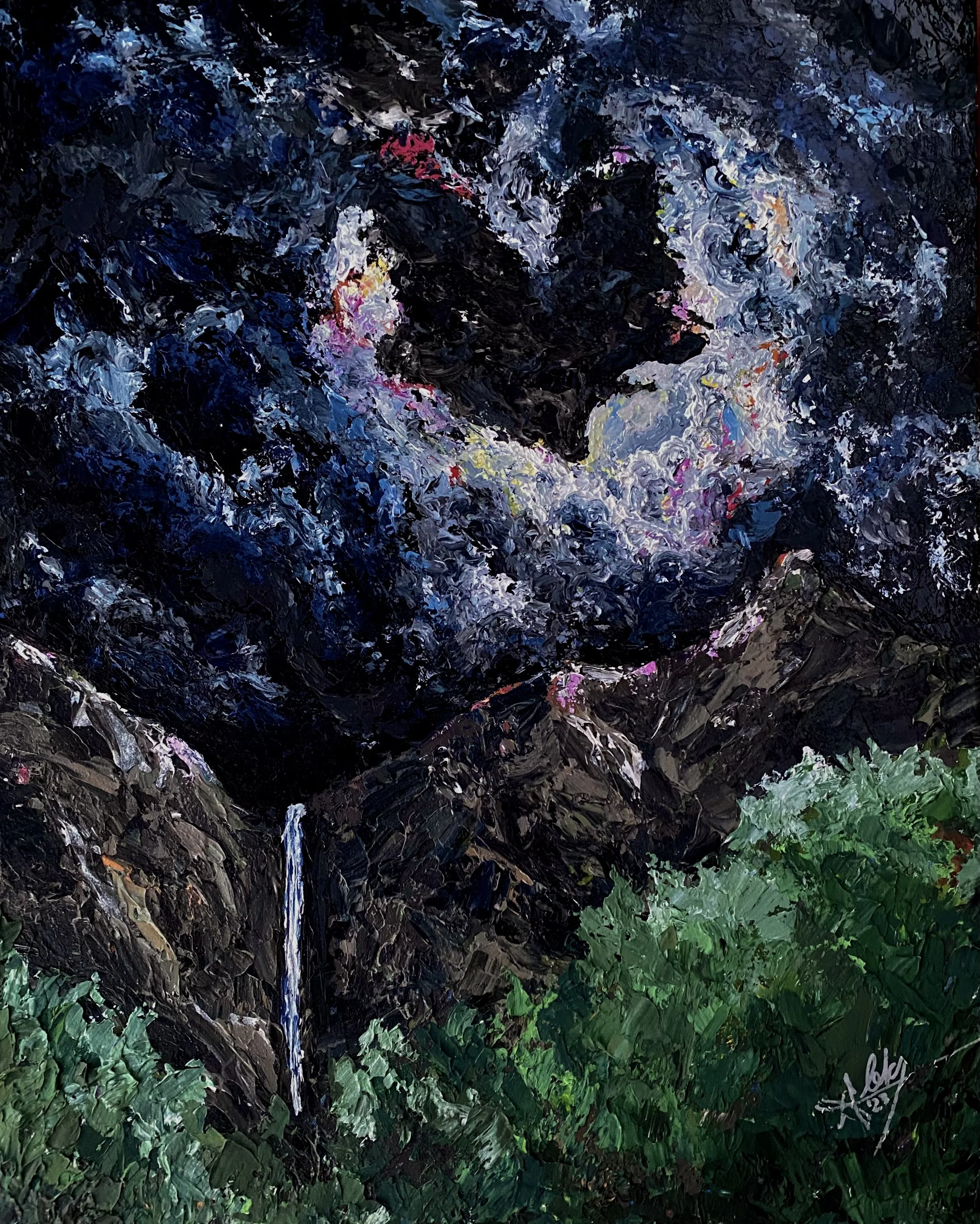 Heart Eater Original 24x30 in