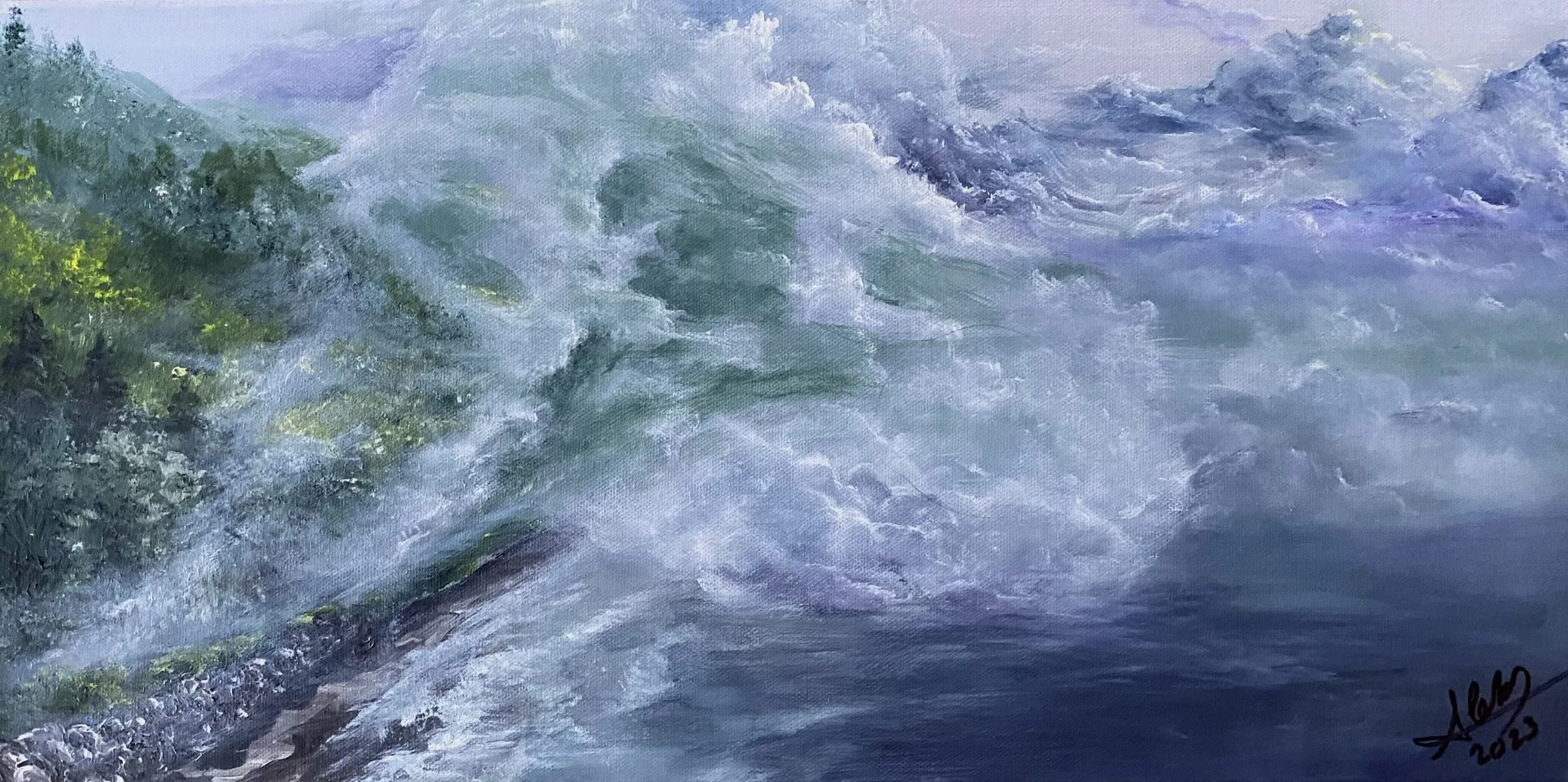 Anticipation Reveal Original 10x20 in