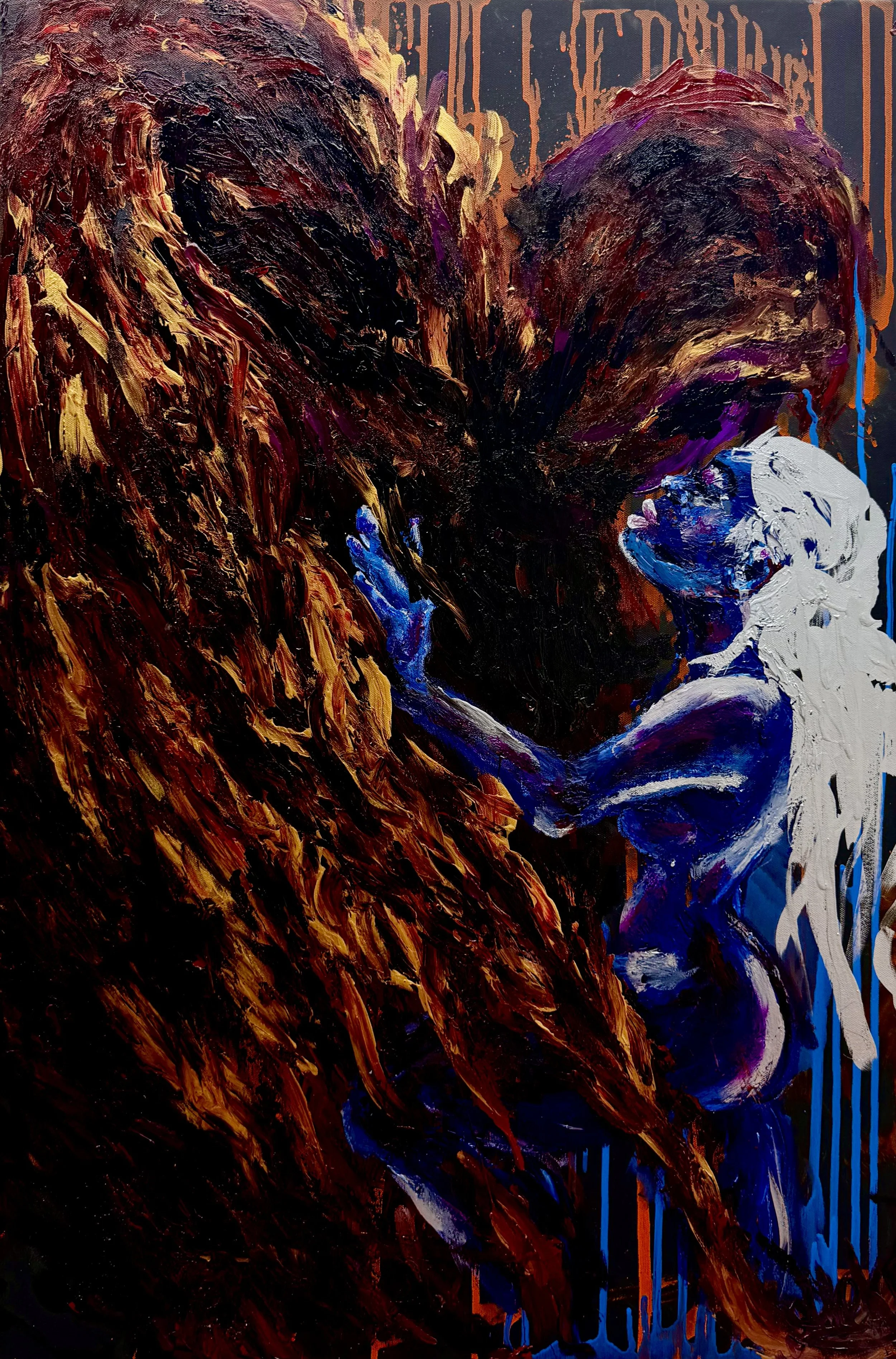 Lethal Kiss Original 24x36in