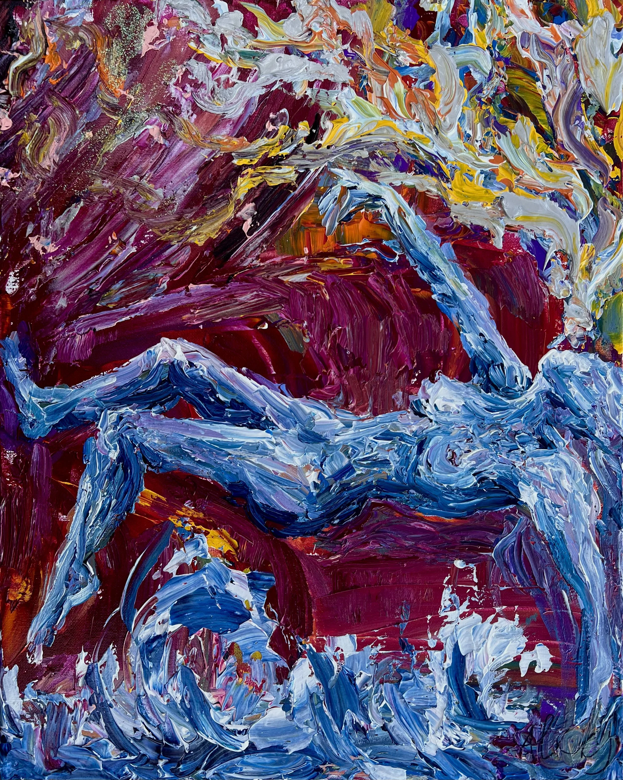 Tranquil Repose Original 16x20 in