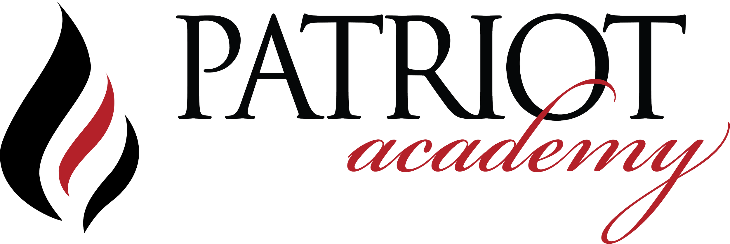 Patriot Academy logo on a transparent background.