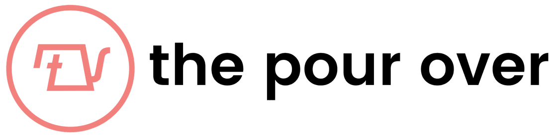 The Pour Over logo on a transparent background.